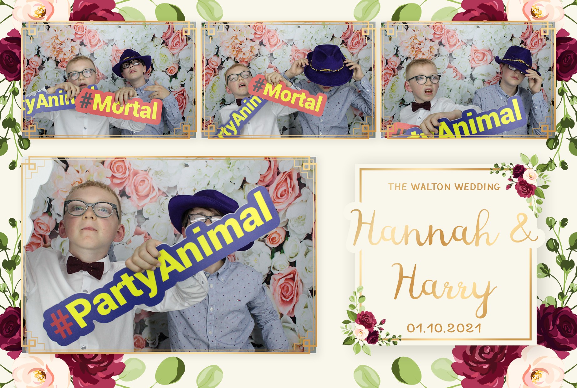 Harry and Hannah's Wedding  | View more photos from the event at gallery.myphotoboothexperience.co.uk/u/MyPhotoBoothExperienceLtd/Harry-and-Hannahs-Wedding