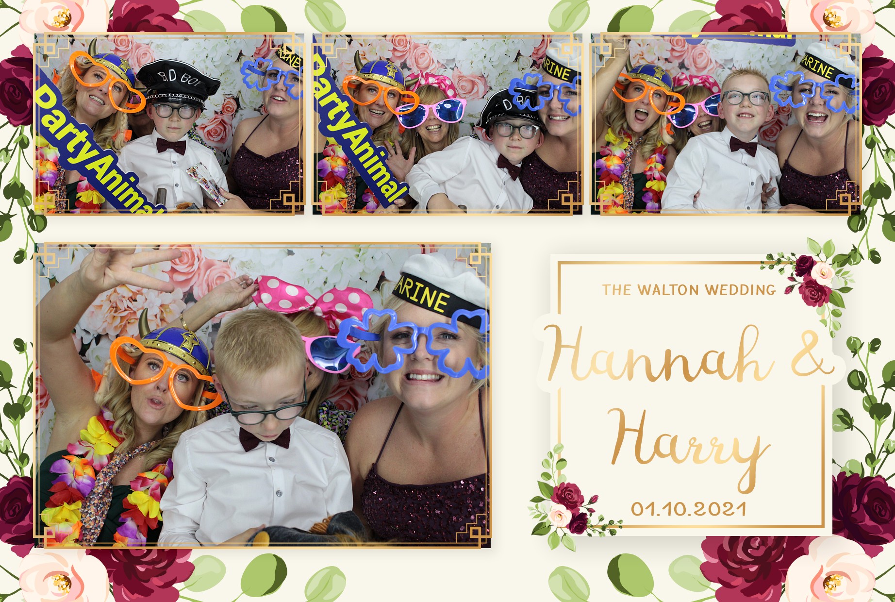 Harry and Hannah's Wedding  | View more photos from the event at gallery.myphotoboothexperience.co.uk/u/MyPhotoBoothExperienceLtd/Harry-and-Hannahs-Wedding