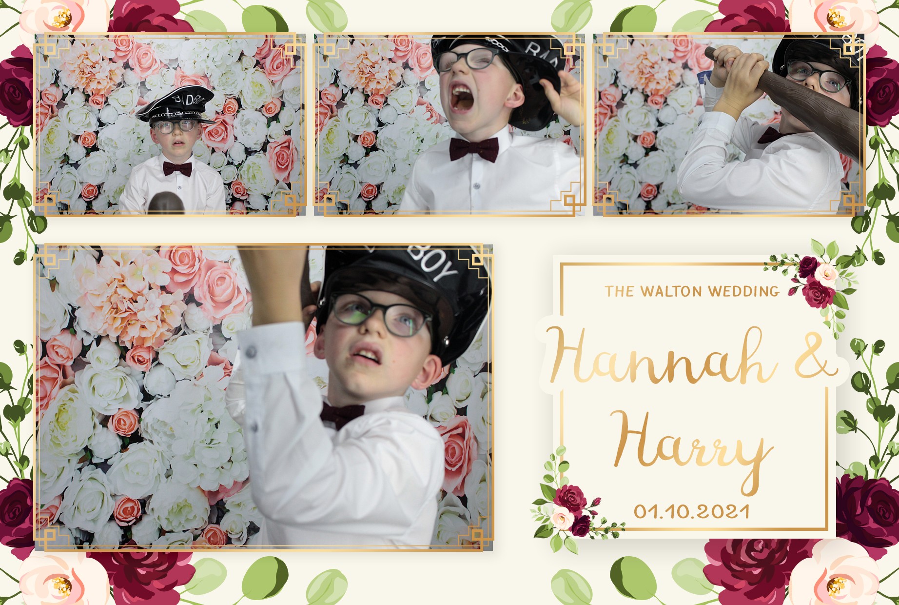 Harry and Hannah's Wedding  | View more photos from the event at gallery.myphotoboothexperience.co.uk/u/MyPhotoBoothExperienceLtd/Harry-and-Hannahs-Wedding