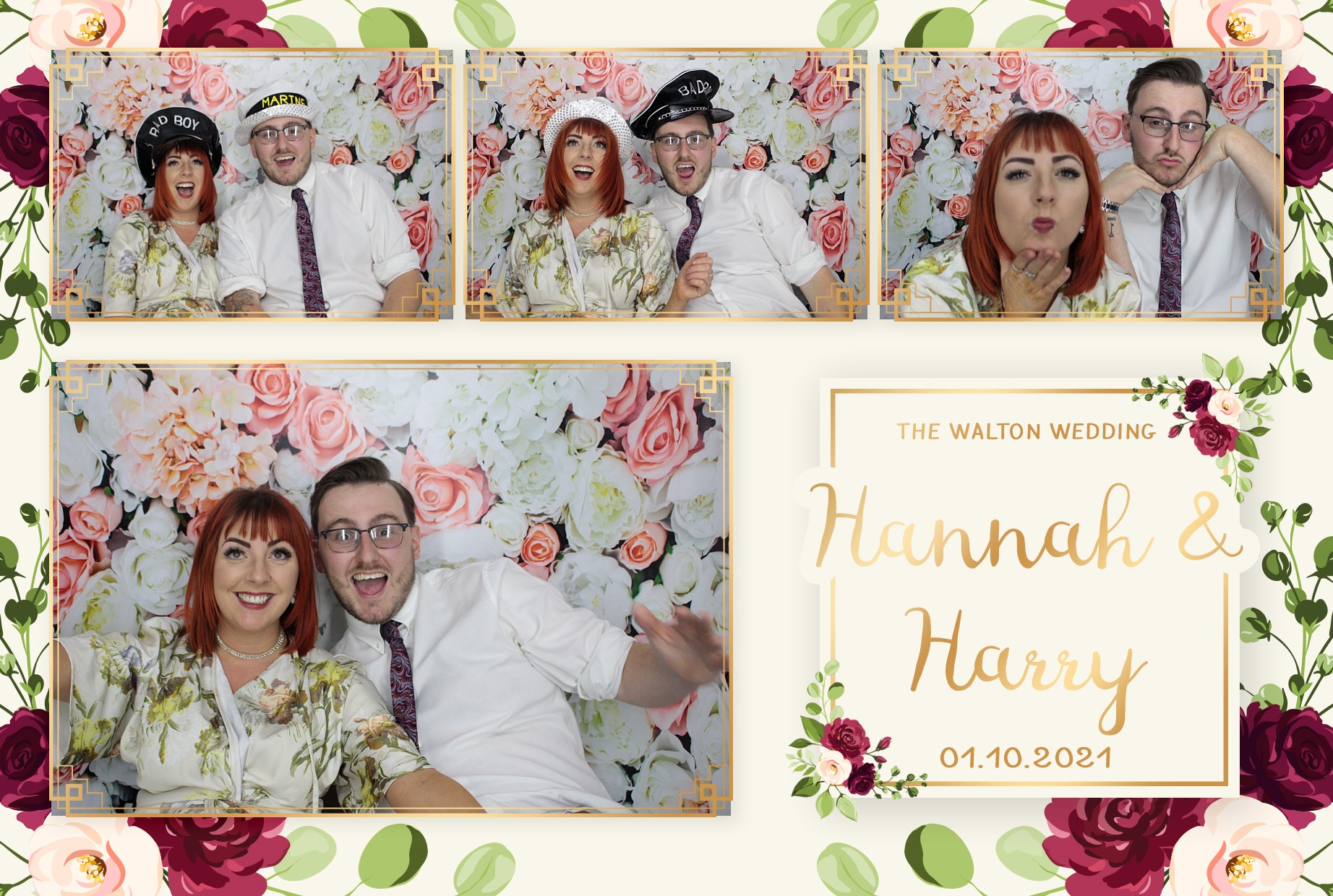 Harry and Hannah's Wedding  | View more photos from the event at gallery.myphotoboothexperience.co.uk/u/MyPhotoBoothExperienceLtd/Harry-and-Hannahs-Wedding
