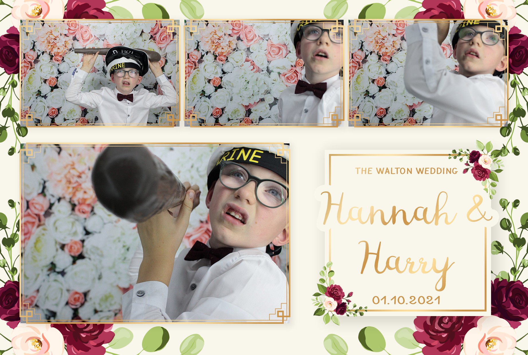 Harry and Hannah's Wedding  | View more photos from the event at gallery.myphotoboothexperience.co.uk/u/MyPhotoBoothExperienceLtd/Harry-and-Hannahs-Wedding