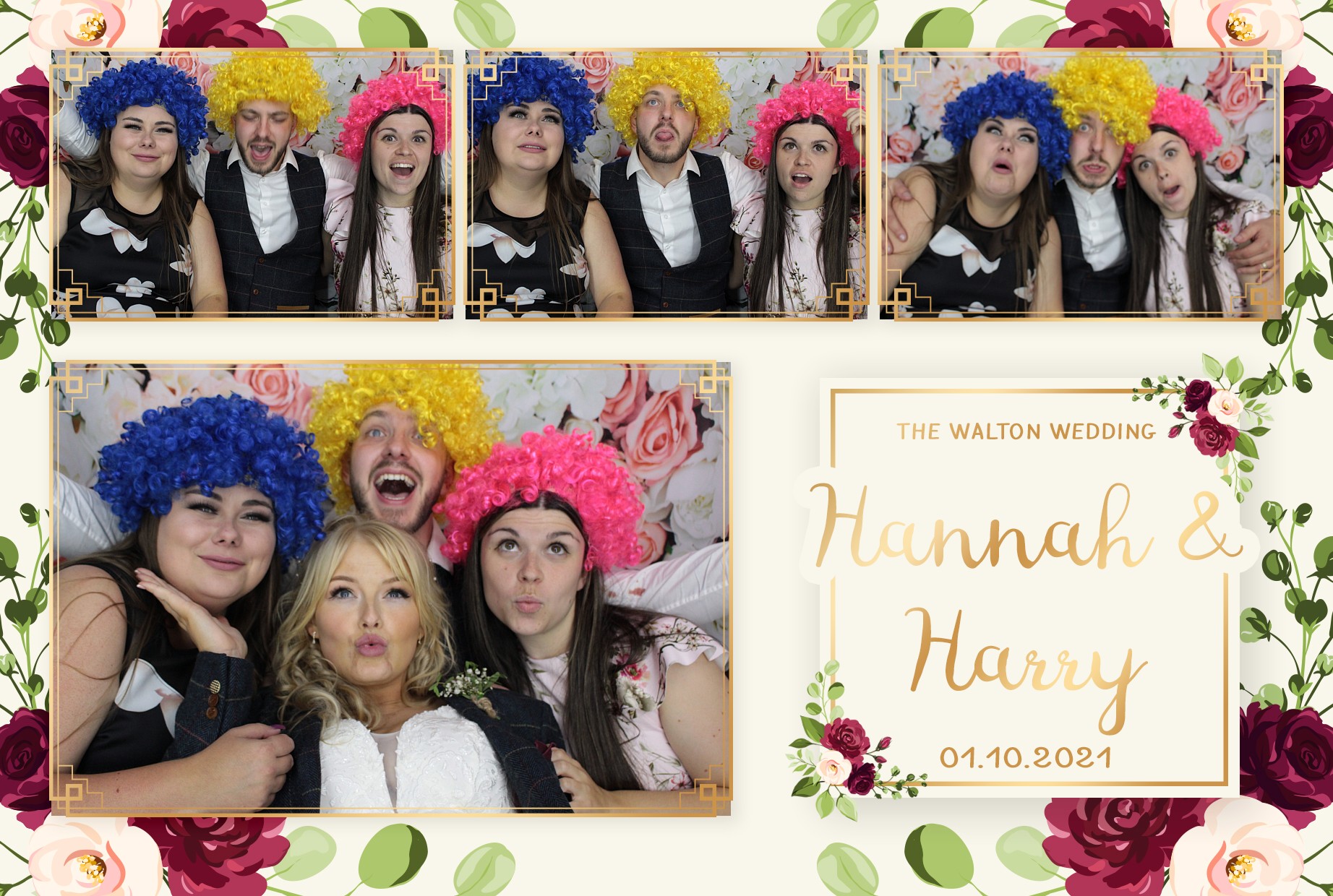 Harry and Hannah's Wedding  | View more photos from the event at gallery.myphotoboothexperience.co.uk/u/MyPhotoBoothExperienceLtd/Harry-and-Hannahs-Wedding