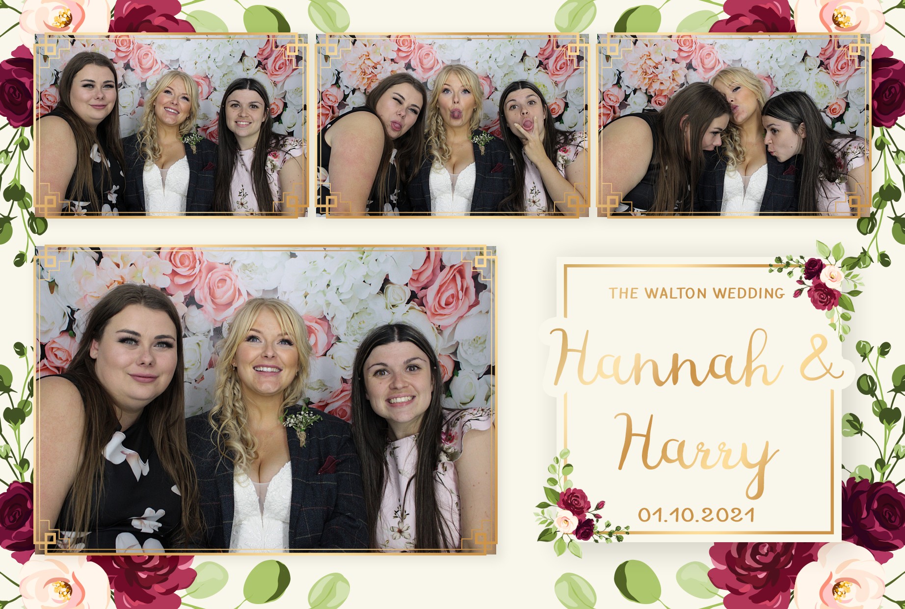 Harry and Hannah's Wedding  | View more photos from the event at gallery.myphotoboothexperience.co.uk/u/MyPhotoBoothExperienceLtd/Harry-and-Hannahs-Wedding
