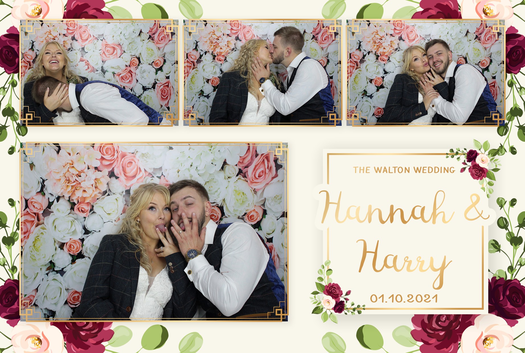 Harry and Hannah's Wedding  | View more photos from the event at gallery.myphotoboothexperience.co.uk/u/MyPhotoBoothExperienceLtd/Harry-and-Hannahs-Wedding