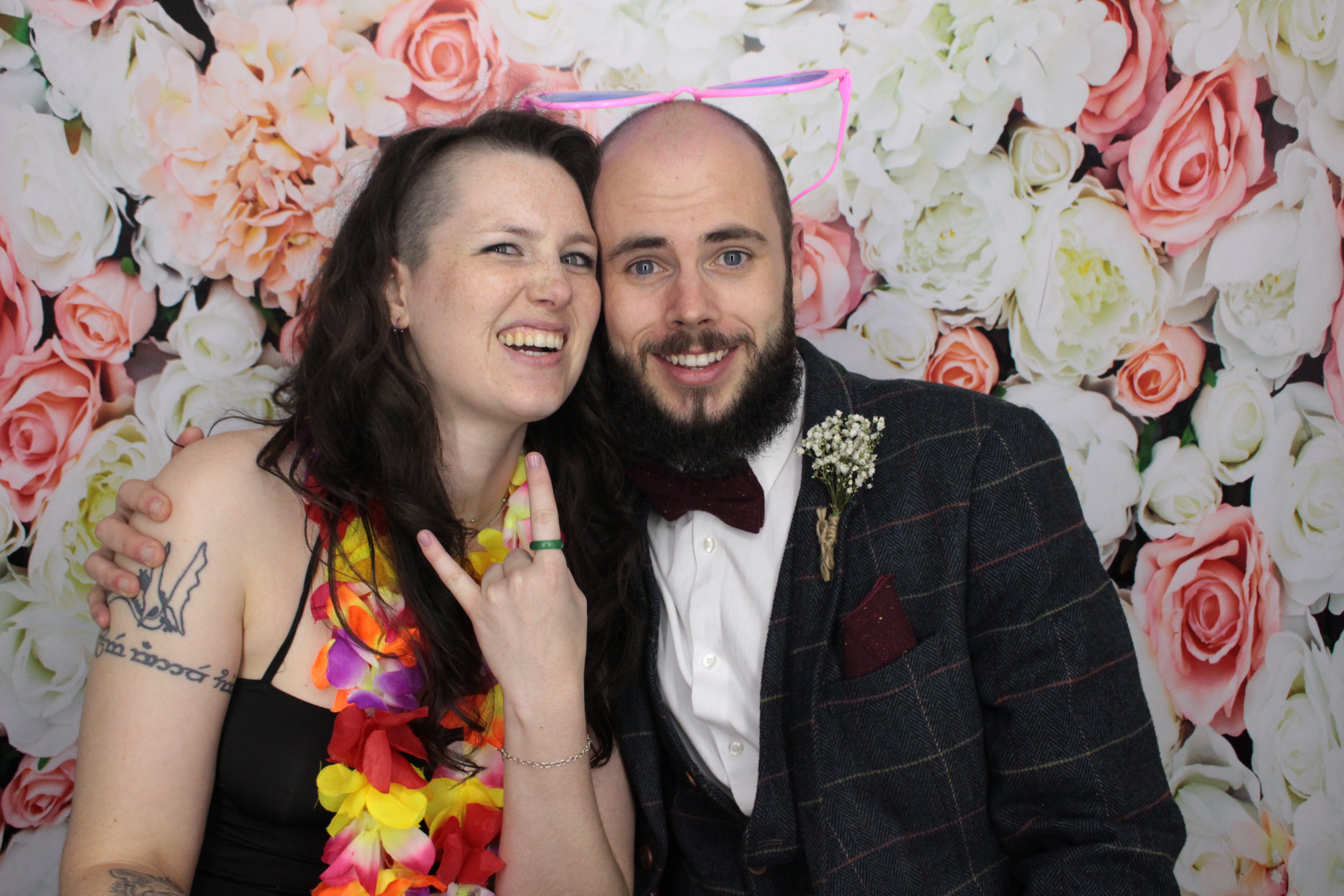 Harry and Hannah's Wedding  | View more photos from the event at gallery.myphotoboothexperience.co.uk/u/MyPhotoBoothExperienceLtd/Harry-and-Hannahs-Wedding
