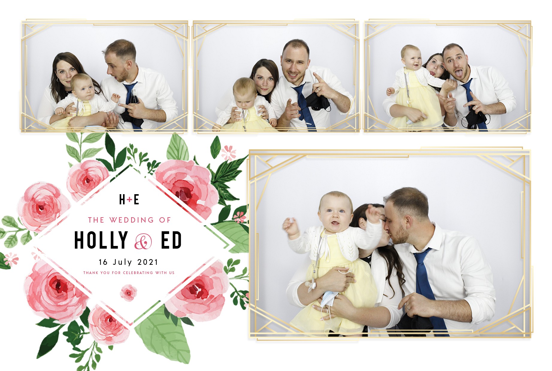 Holly & Ed's Wedding | View more photos from the event at gallery.myphotoboothexperience.co.uk/u/MyPhotoBoothExperienceLtd/Holly-Eds-Wedding