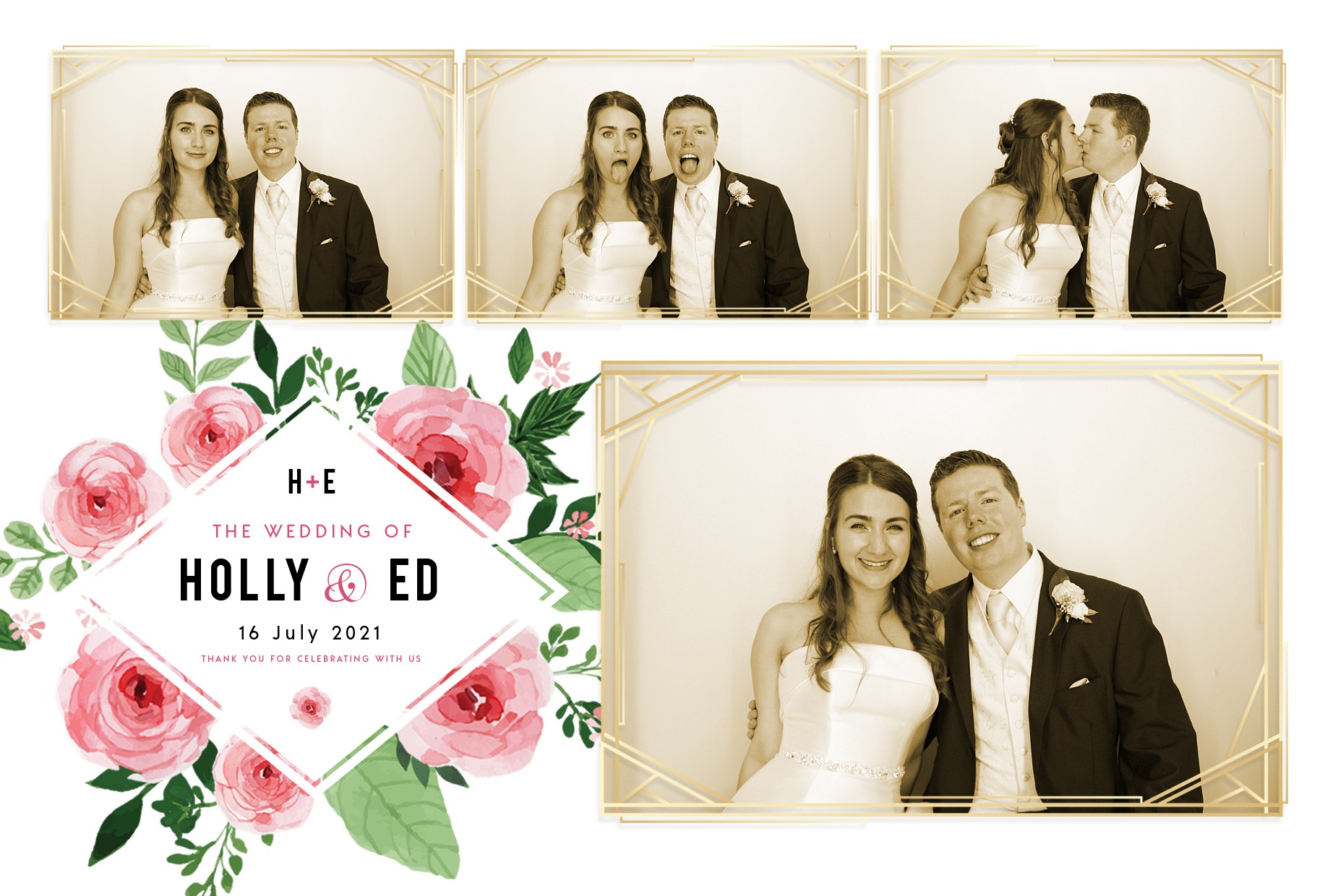 Holly & Ed's Wedding | View more photos from the event at gallery.myphotoboothexperience.co.uk/u/MyPhotoBoothExperienceLtd/Holly-Eds-Wedding