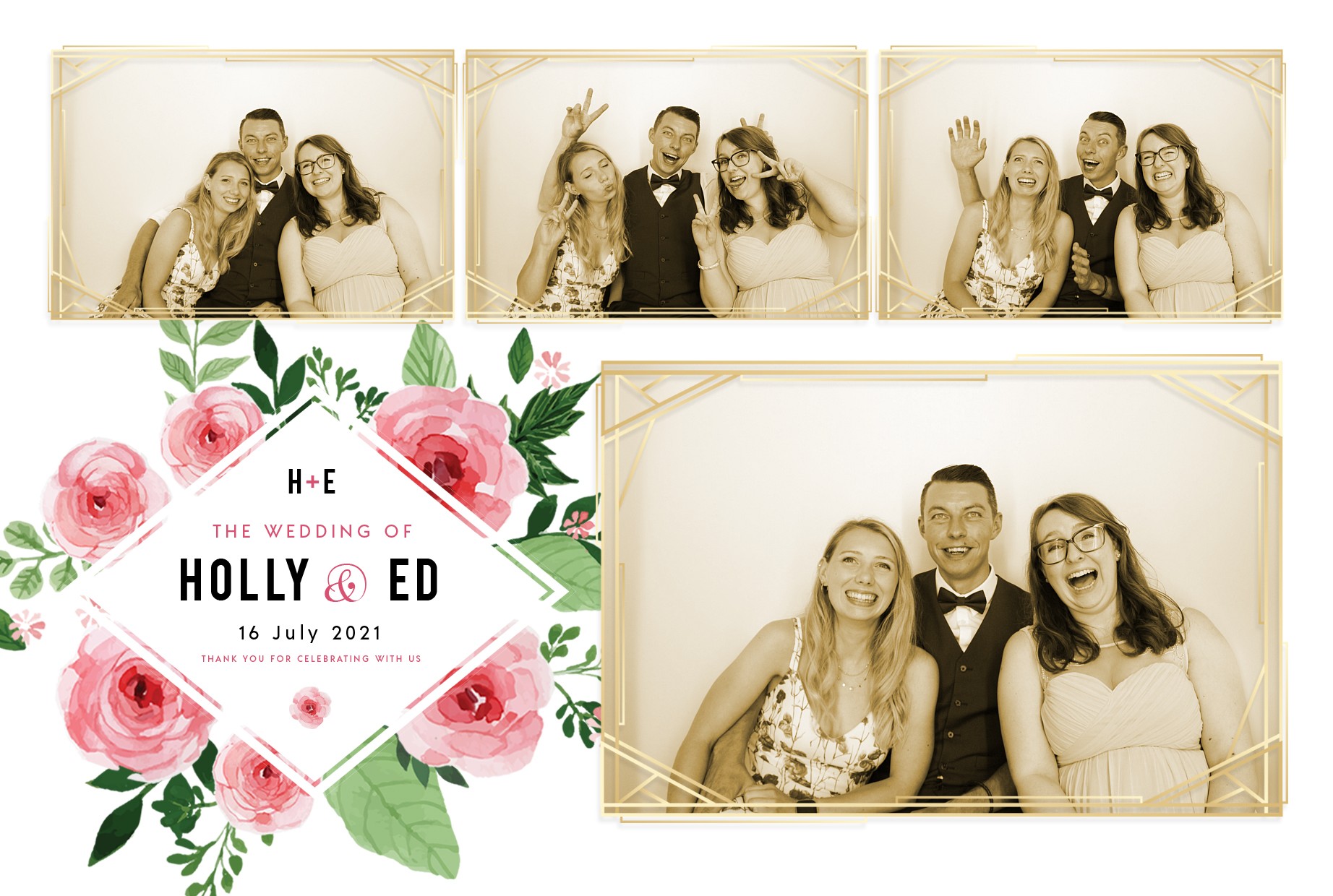 Holly & Ed's Wedding | View more photos from the event at gallery.myphotoboothexperience.co.uk/u/MyPhotoBoothExperienceLtd/Holly-Eds-Wedding
