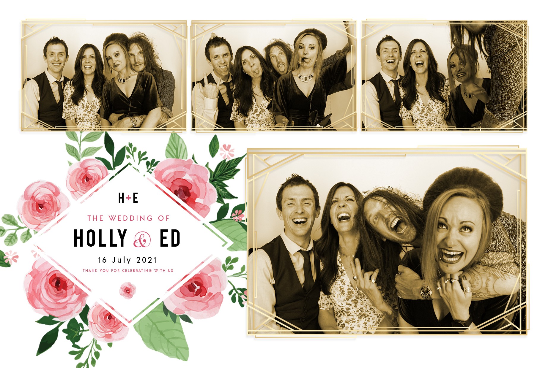 Holly & Ed's Wedding | View more photos from the event at gallery.myphotoboothexperience.co.uk/u/MyPhotoBoothExperienceLtd/Holly-Eds-Wedding
