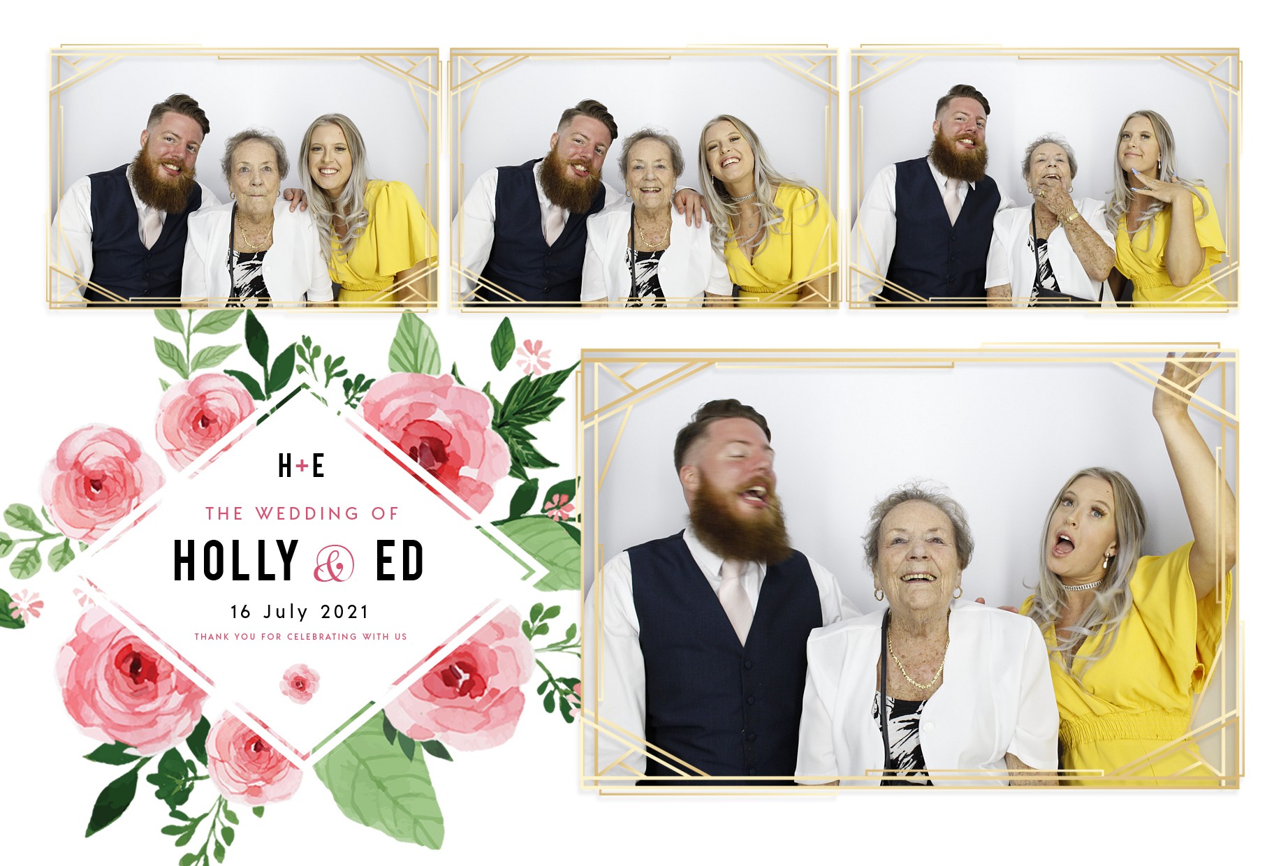 Holly & Ed's Wedding | View more photos from the event at gallery.myphotoboothexperience.co.uk/u/MyPhotoBoothExperienceLtd/Holly-Eds-Wedding