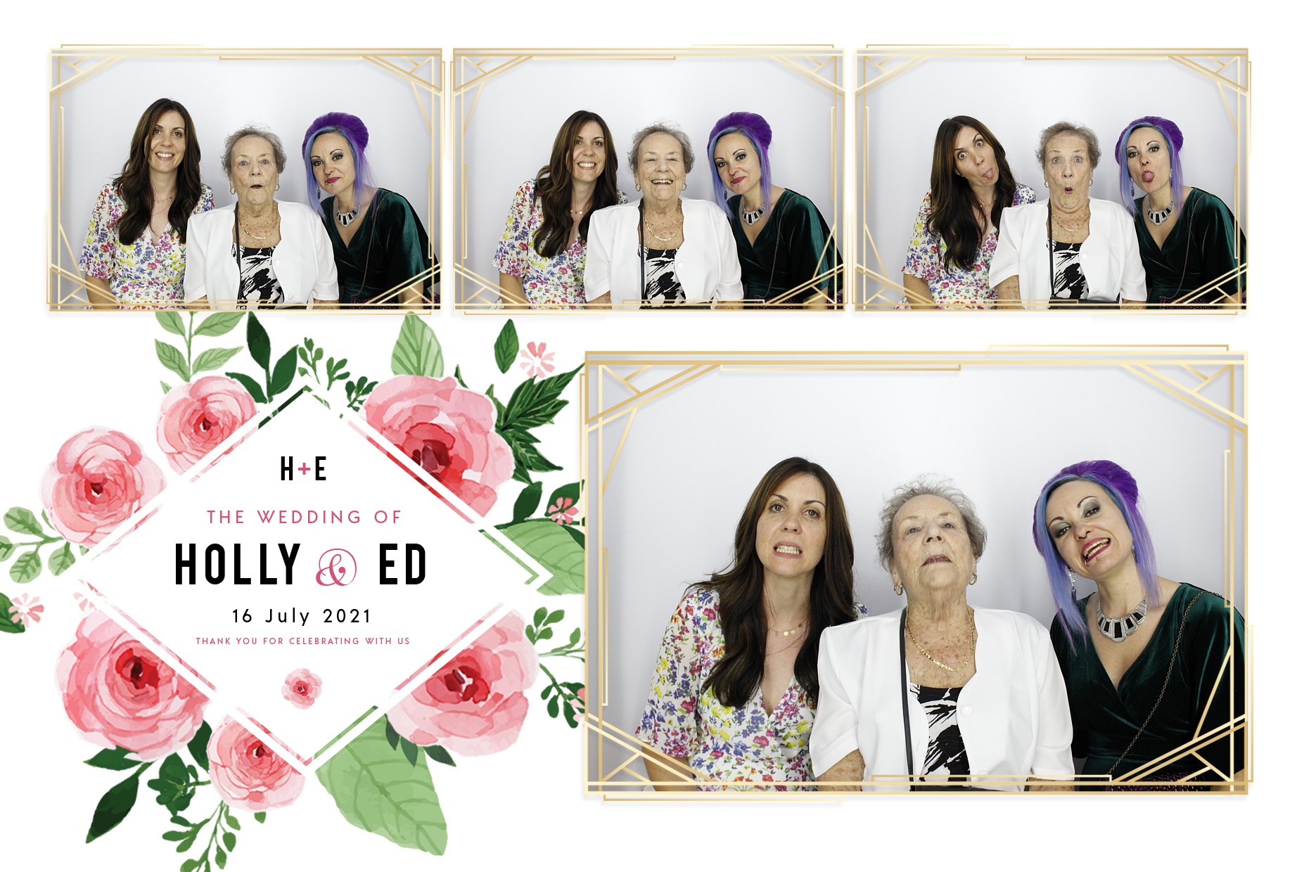 Holly & Ed's Wedding | View more photos from the event at gallery.myphotoboothexperience.co.uk/u/MyPhotoBoothExperienceLtd/Holly-Eds-Wedding