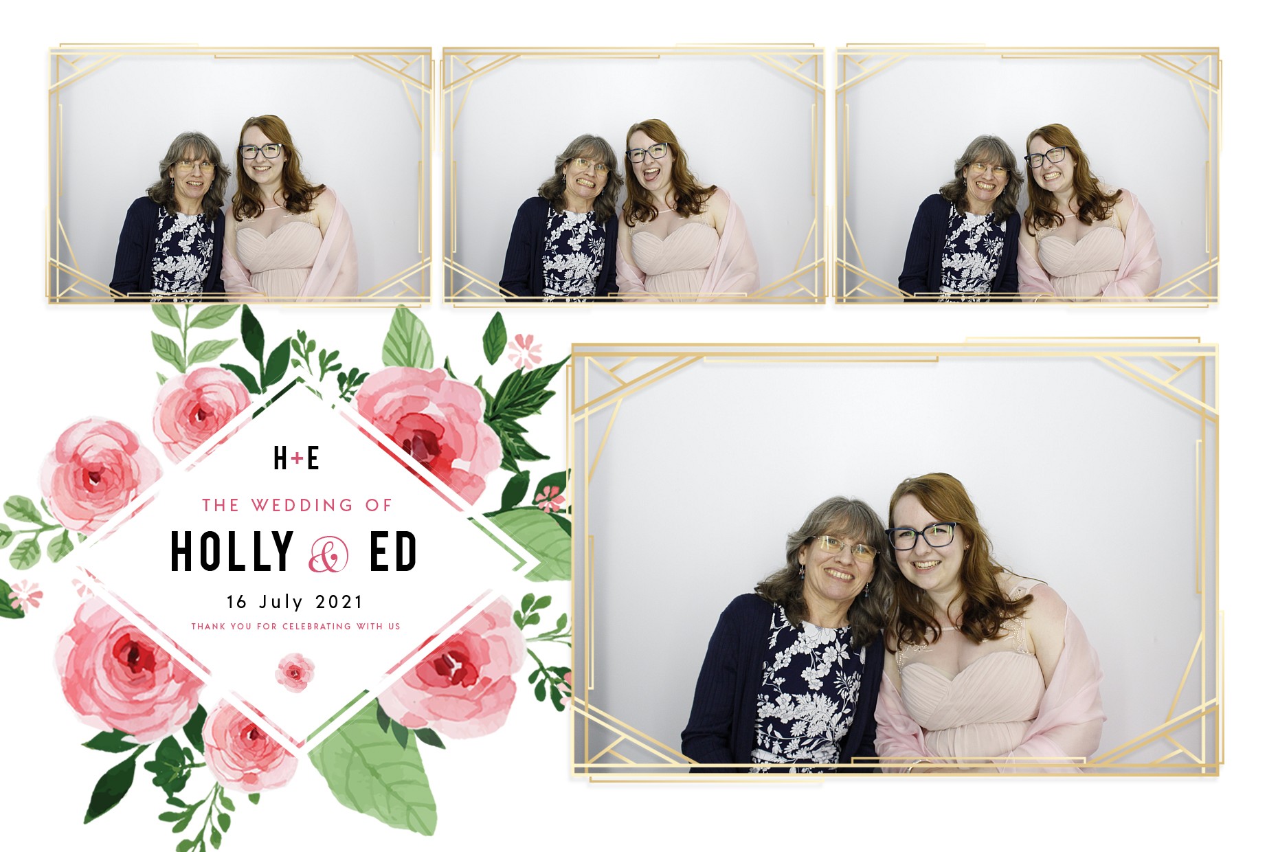 Holly & Ed's Wedding | View more photos from the event at gallery.myphotoboothexperience.co.uk/u/MyPhotoBoothExperienceLtd/Holly-Eds-Wedding