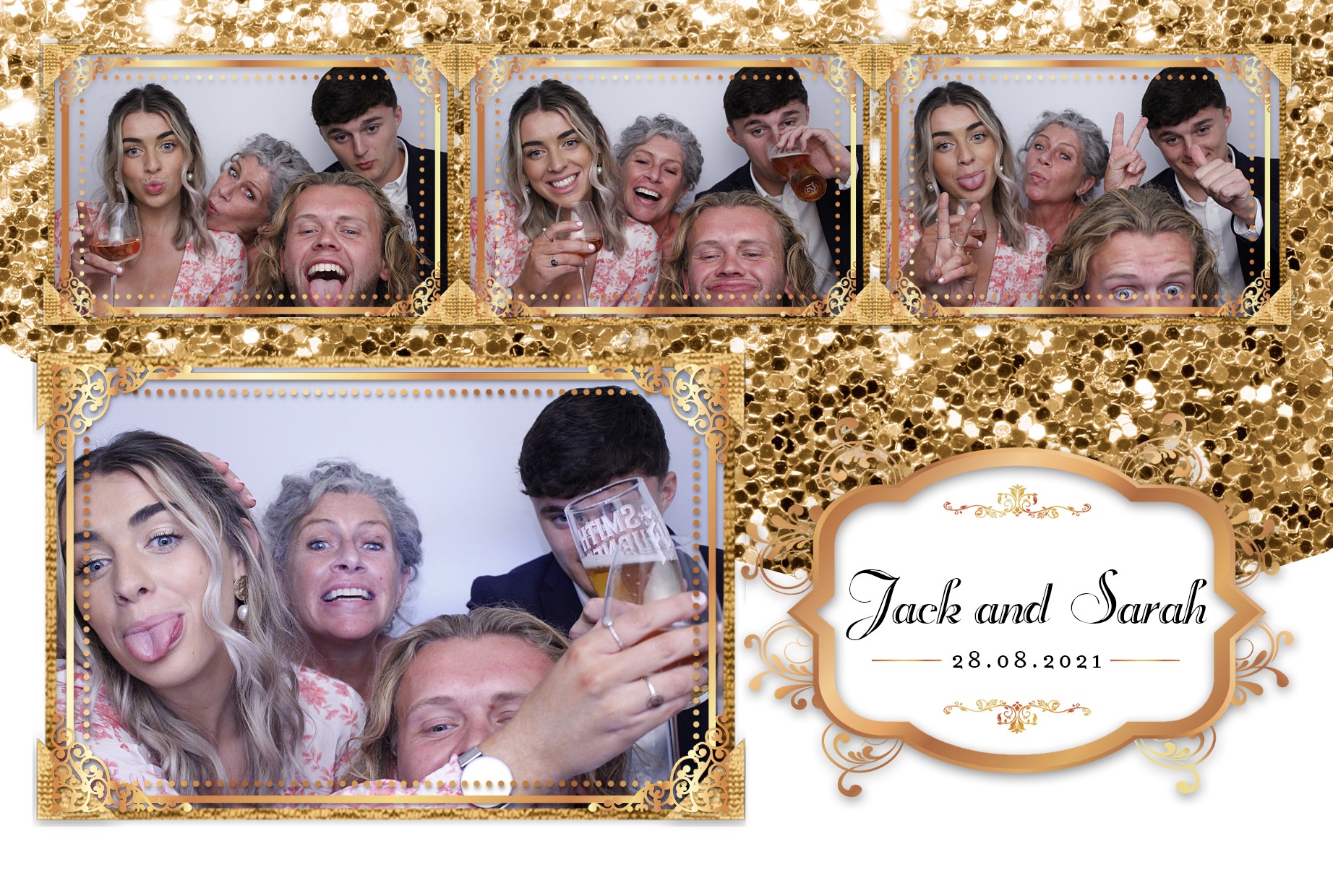 Jack and Sarah's Wedding  | View more photos from the event at gallery.myphotoboothexperience.co.uk/u/MyPhotoBoothExperienceLtd/Jack-and-Sarahs-Wedding