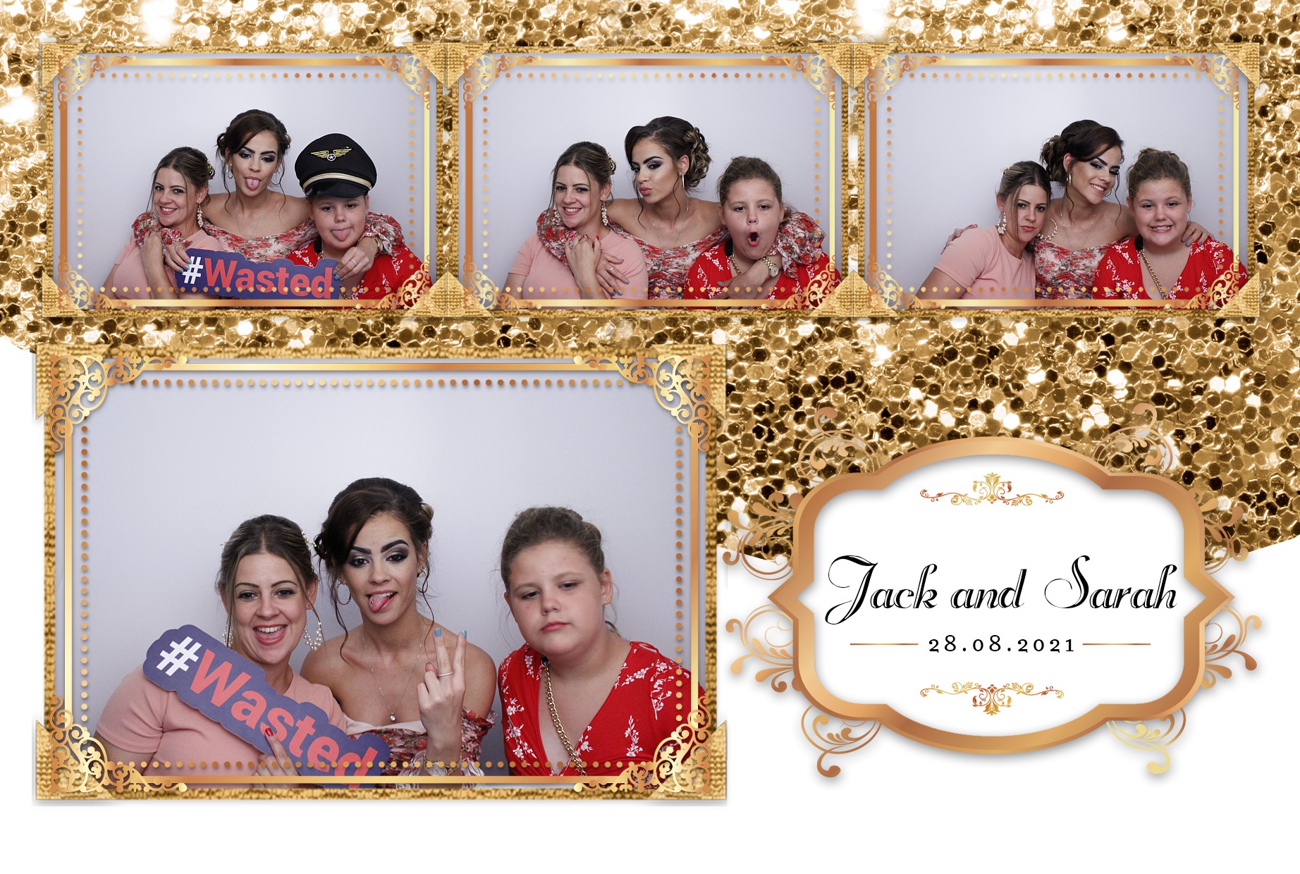 Jack and Sarah's Wedding  | View more photos from the event at gallery.myphotoboothexperience.co.uk/u/MyPhotoBoothExperienceLtd/Jack-and-Sarahs-Wedding