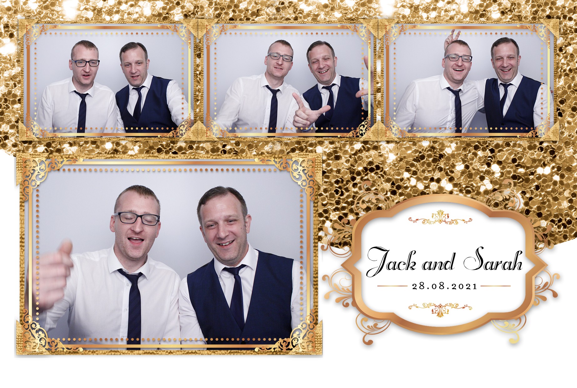 Jack and Sarah's Wedding  | View more photos from the event at gallery.myphotoboothexperience.co.uk/u/MyPhotoBoothExperienceLtd/Jack-and-Sarahs-Wedding