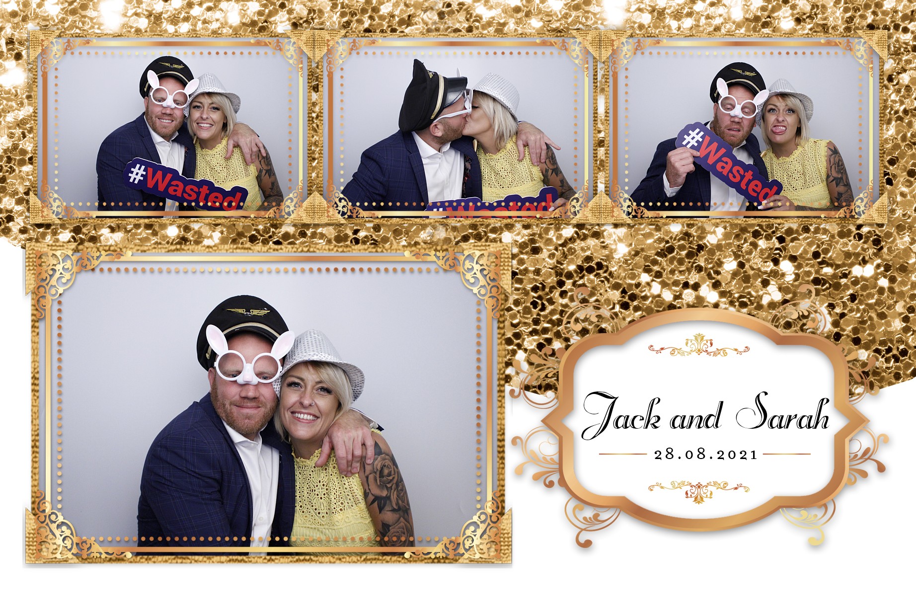 Jack and Sarah's Wedding  | View more photos from the event at gallery.myphotoboothexperience.co.uk/u/MyPhotoBoothExperienceLtd/Jack-and-Sarahs-Wedding