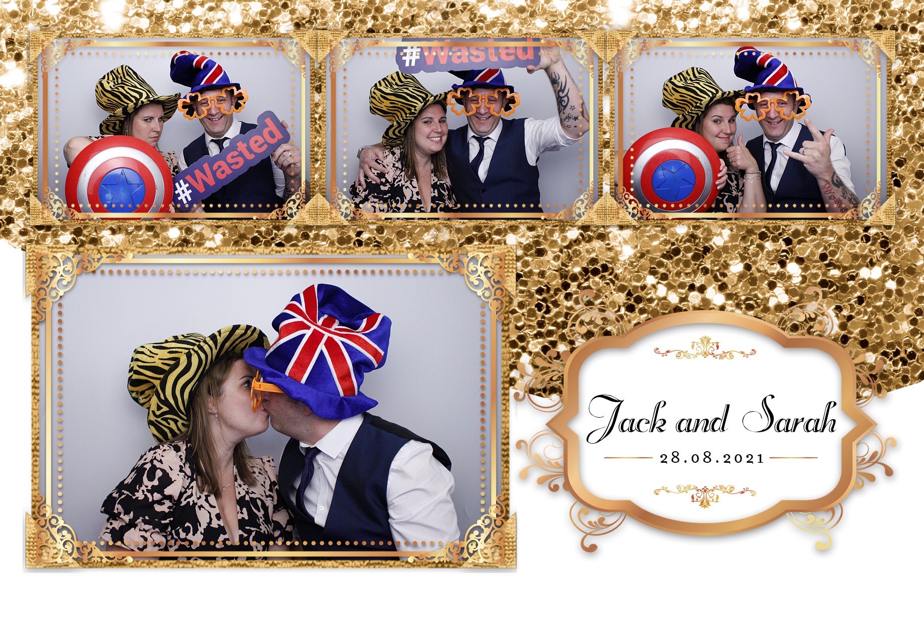 Jack and Sarah's Wedding  | View more photos from the event at gallery.myphotoboothexperience.co.uk/u/MyPhotoBoothExperienceLtd/Jack-and-Sarahs-Wedding
