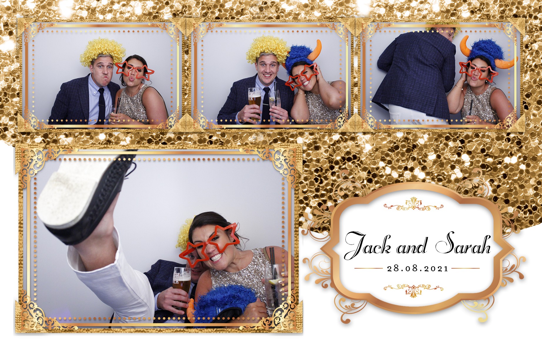 Jack and Sarah's Wedding  | View more photos from the event at gallery.myphotoboothexperience.co.uk/u/MyPhotoBoothExperienceLtd/Jack-and-Sarahs-Wedding