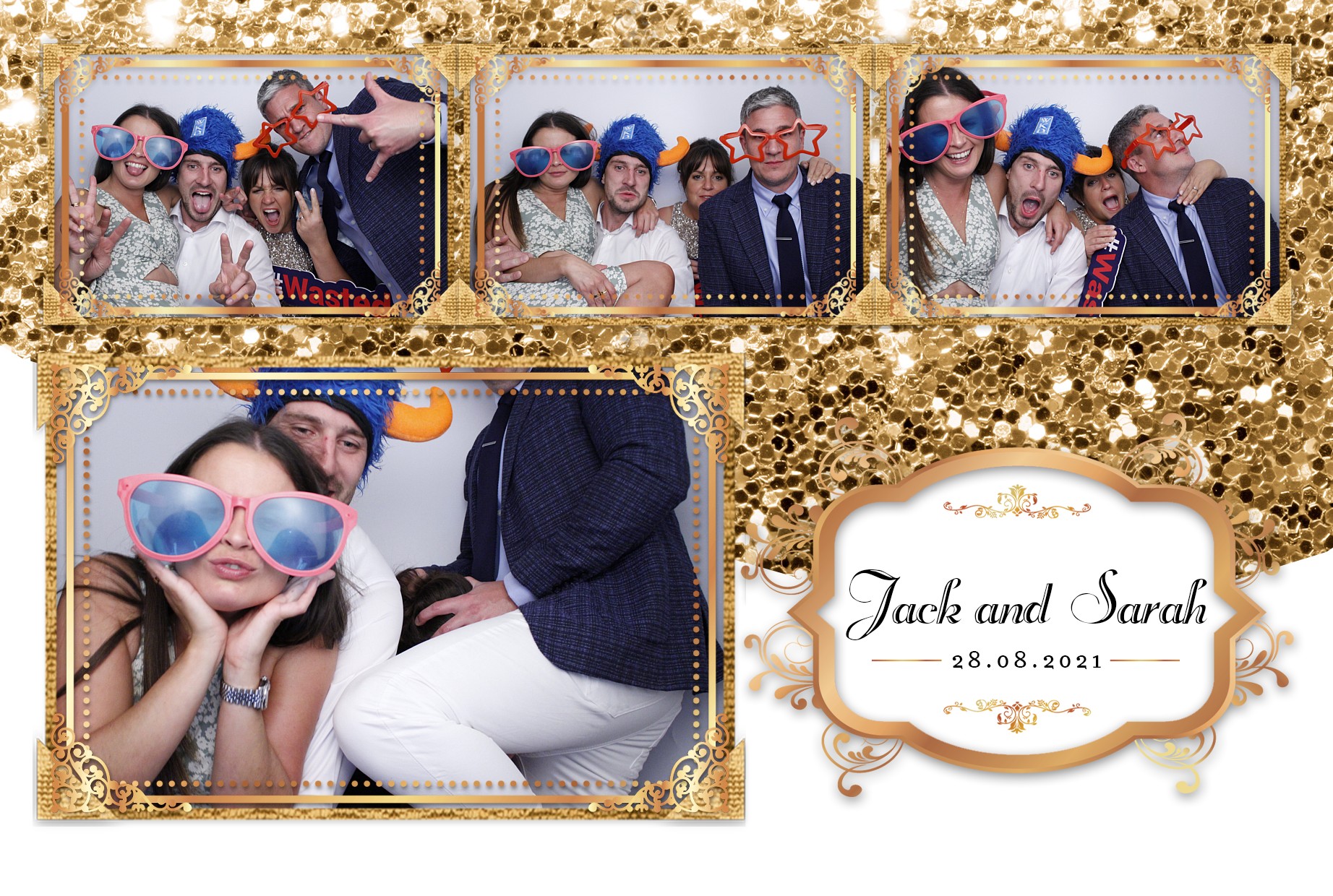 Jack and Sarah's Wedding  | View more photos from the event at gallery.myphotoboothexperience.co.uk/u/MyPhotoBoothExperienceLtd/Jack-and-Sarahs-Wedding