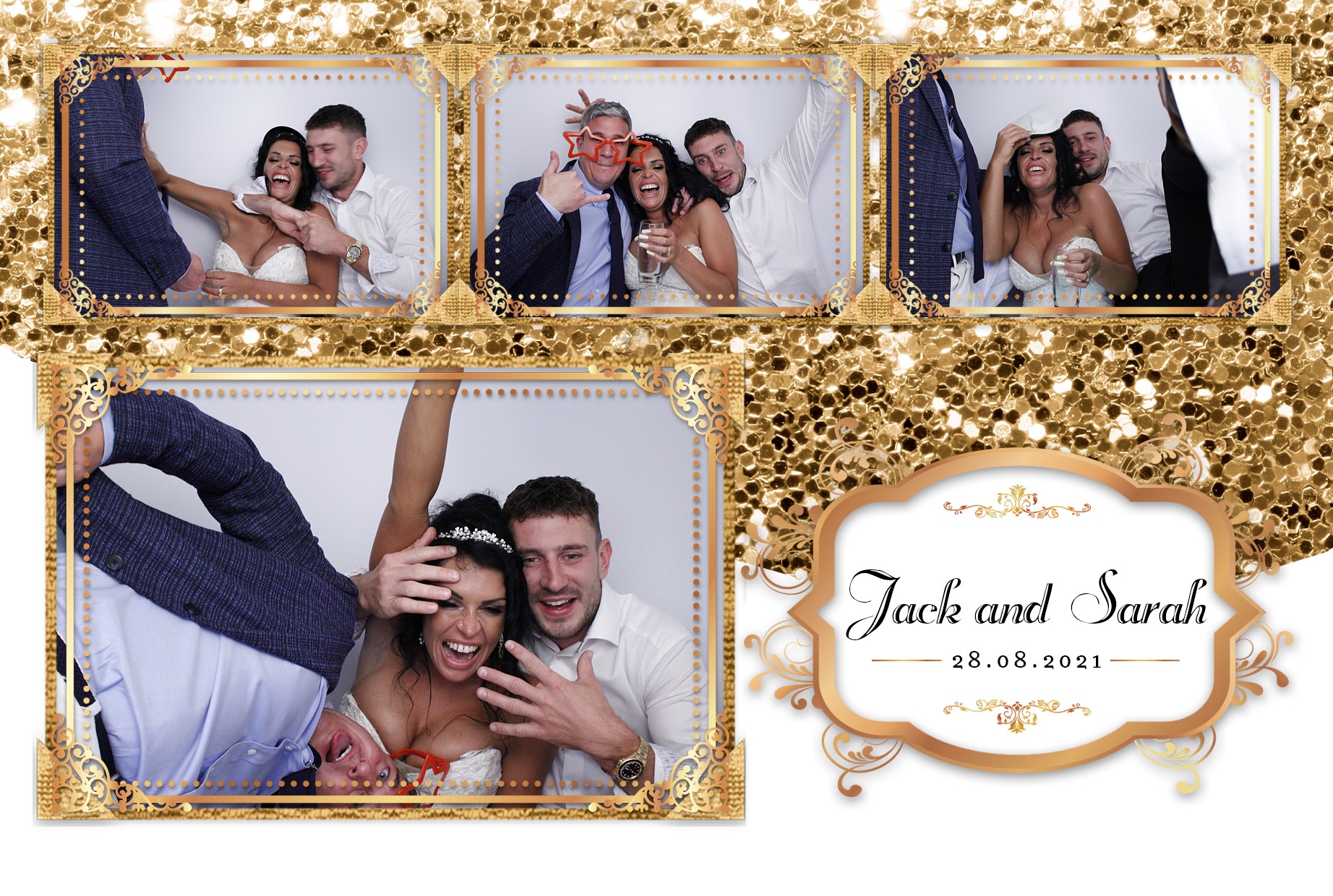 Jack and Sarah's Wedding  | View more photos from the event at gallery.myphotoboothexperience.co.uk/u/MyPhotoBoothExperienceLtd/Jack-and-Sarahs-Wedding