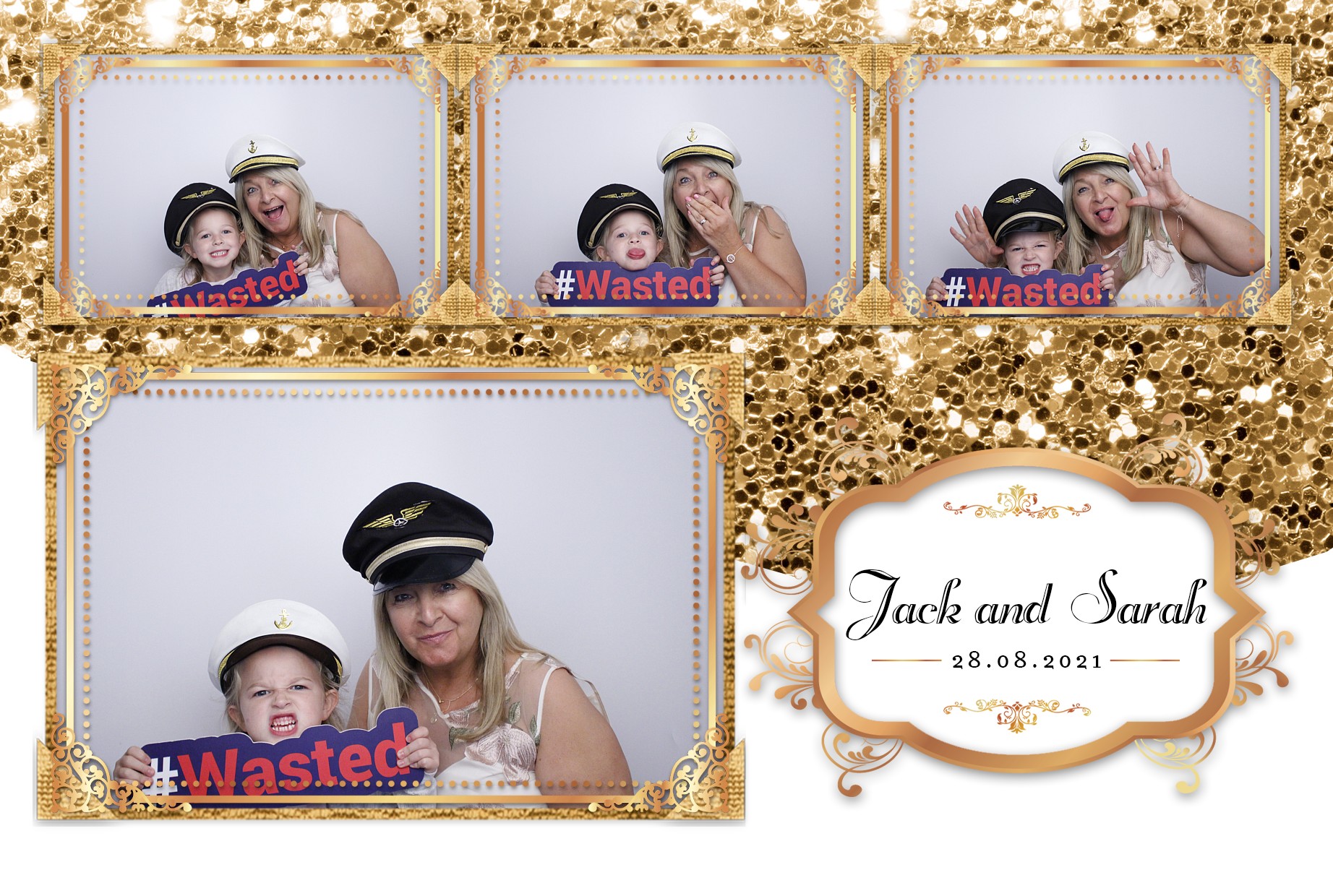 Jack and Sarah's Wedding  | View more photos from the event at gallery.myphotoboothexperience.co.uk/u/MyPhotoBoothExperienceLtd/Jack-and-Sarahs-Wedding