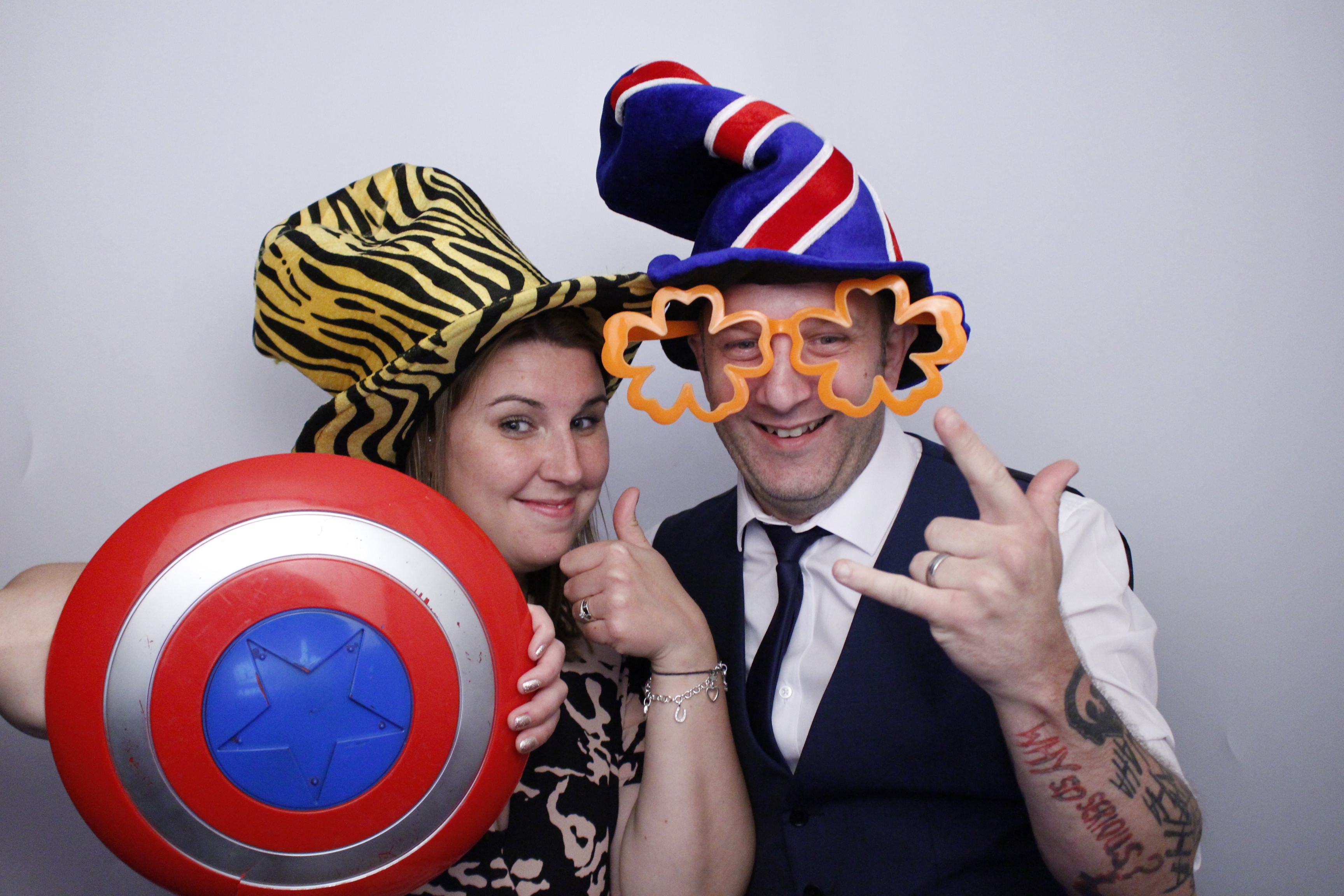 Jack and Sarah's Wedding  | View more photos from the event at gallery.myphotoboothexperience.co.uk/u/MyPhotoBoothExperienceLtd/Jack-and-Sarahs-Wedding