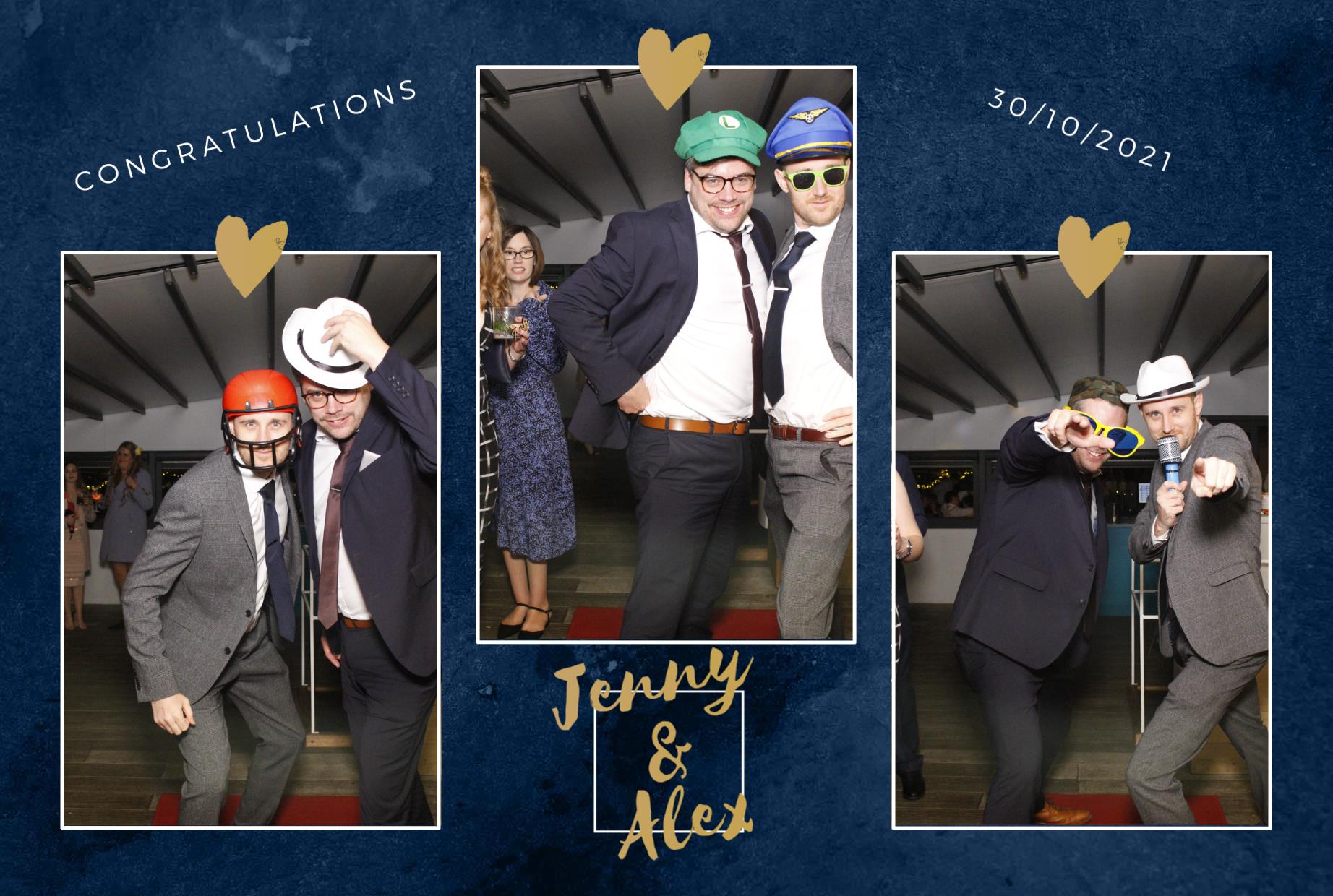 Jenny and Alex's Wedding  | View more photos from the event at gallery.myphotoboothexperience.co.uk/u/MyPhotoBoothExperienceLtd/Jenny-and-Alexs-Wedding