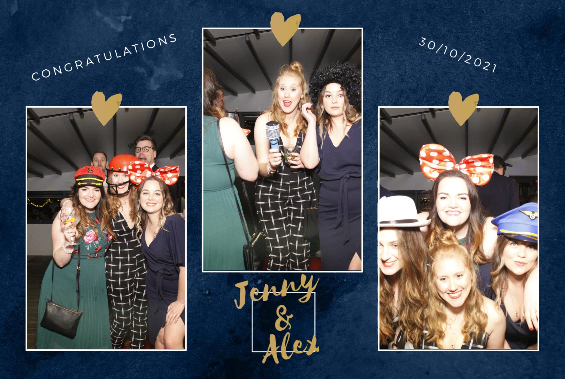 Jenny and Alex's Wedding  | View more photos from the event at gallery.myphotoboothexperience.co.uk/u/MyPhotoBoothExperienceLtd/Jenny-and-Alexs-Wedding