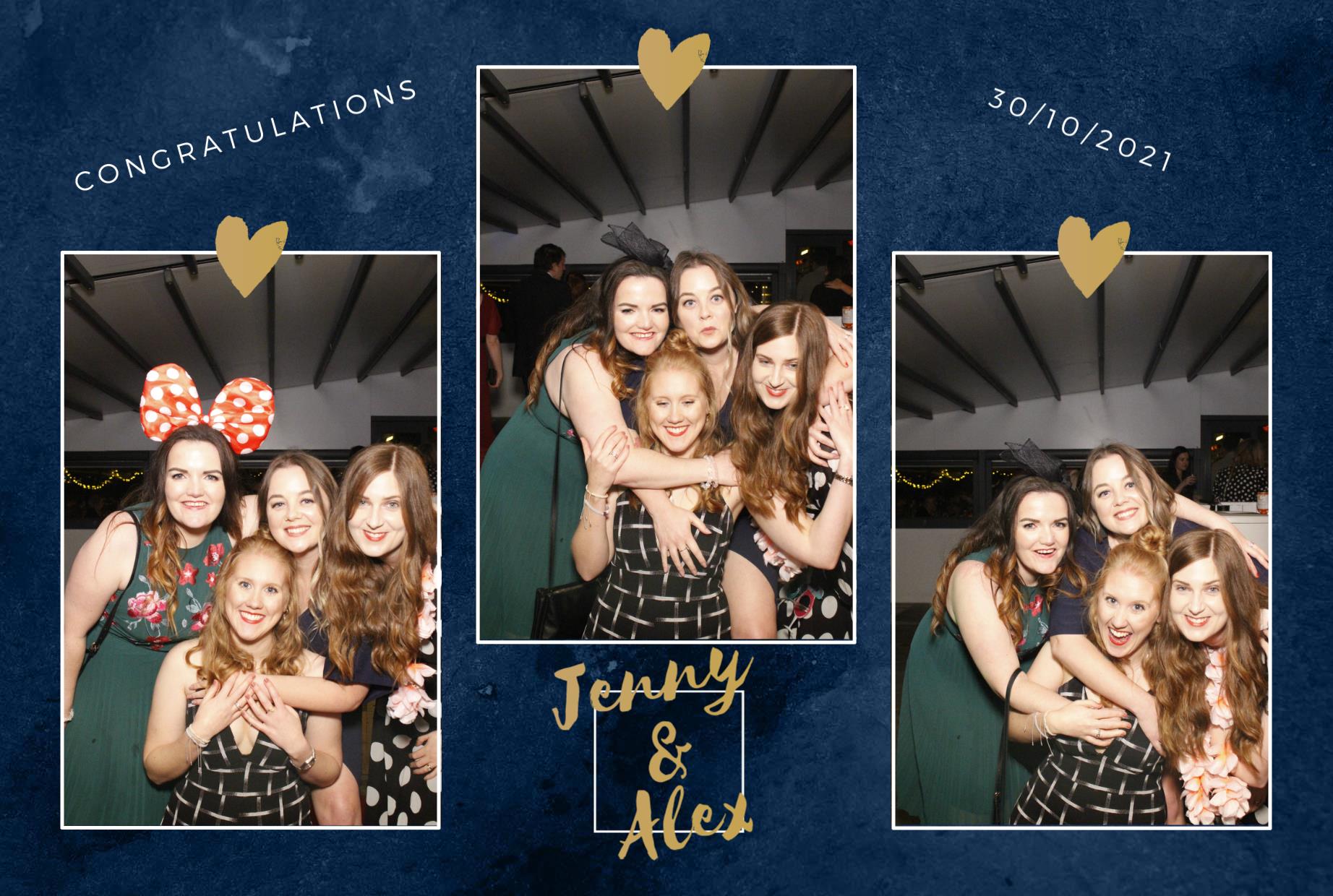 Jenny and Alex's Wedding  | View more photos from the event at gallery.myphotoboothexperience.co.uk/u/MyPhotoBoothExperienceLtd/Jenny-and-Alexs-Wedding