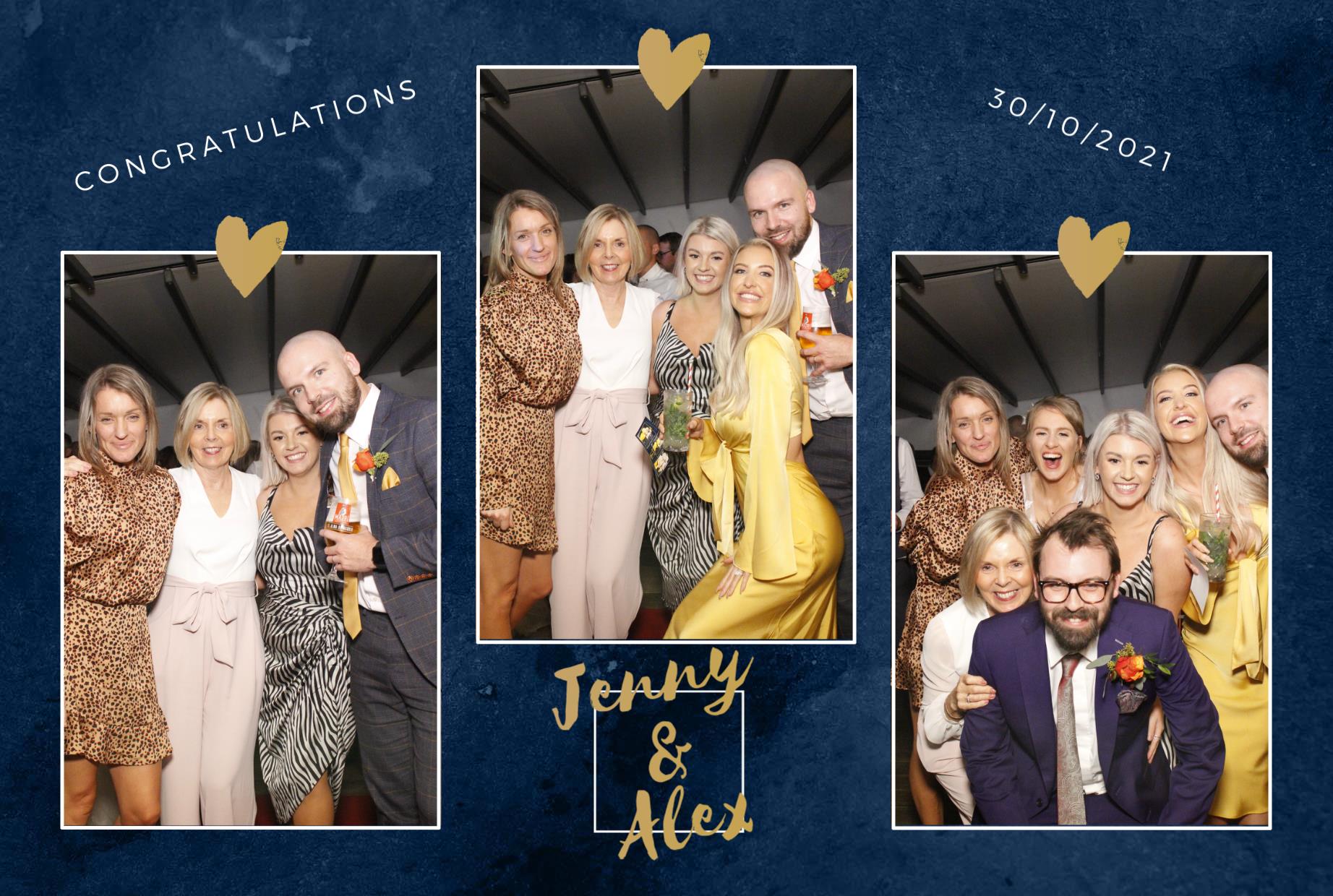 Jenny and Alex's Wedding  | View more photos from the event at gallery.myphotoboothexperience.co.uk/u/MyPhotoBoothExperienceLtd/Jenny-and-Alexs-Wedding
