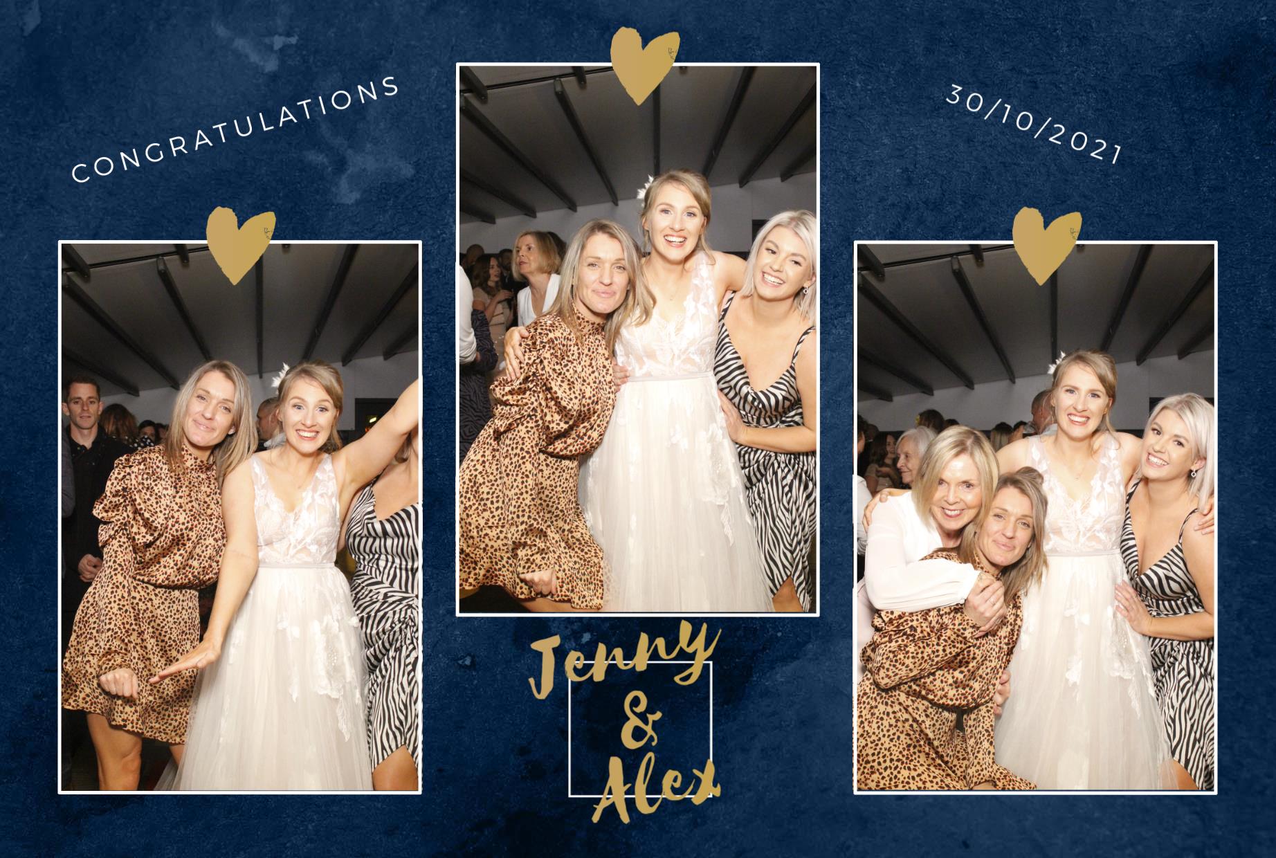 Jenny and Alex's Wedding  | View more photos from the event at gallery.myphotoboothexperience.co.uk/u/MyPhotoBoothExperienceLtd/Jenny-and-Alexs-Wedding