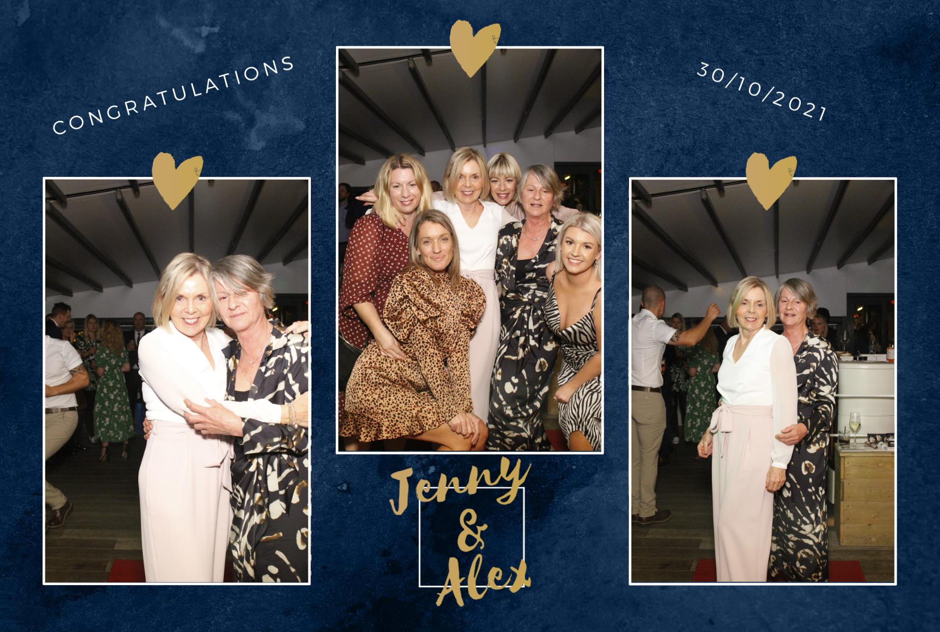 Jenny and Alex's Wedding  | View more photos from the event at gallery.myphotoboothexperience.co.uk/u/MyPhotoBoothExperienceLtd/Jenny-and-Alexs-Wedding