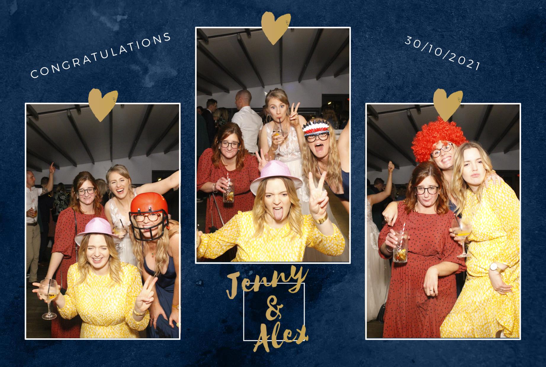 Jenny and Alex's Wedding  | View more photos from the event at gallery.myphotoboothexperience.co.uk/u/MyPhotoBoothExperienceLtd/Jenny-and-Alexs-Wedding