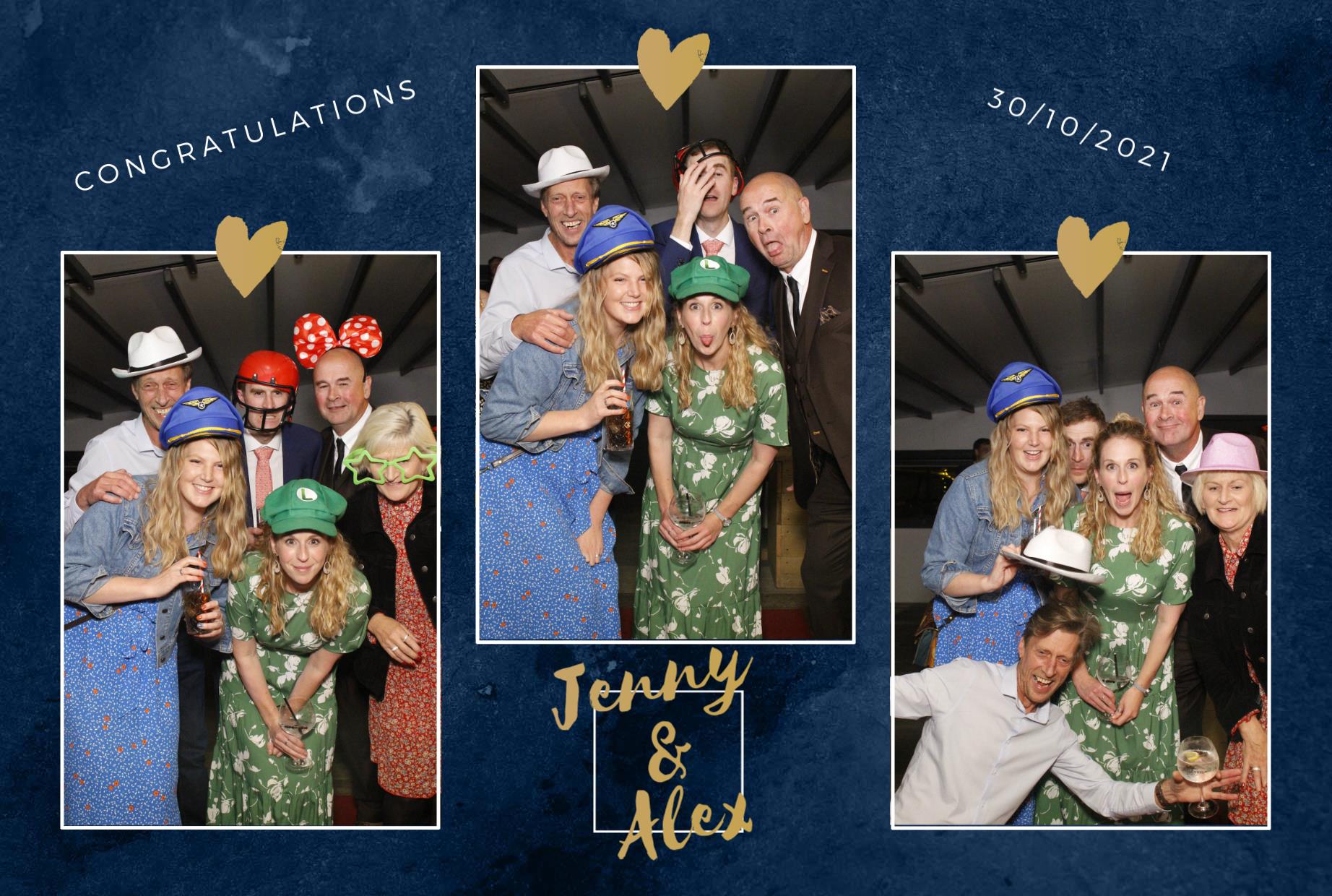 Jenny and Alex's Wedding  | View more photos from the event at gallery.myphotoboothexperience.co.uk/u/MyPhotoBoothExperienceLtd/Jenny-and-Alexs-Wedding