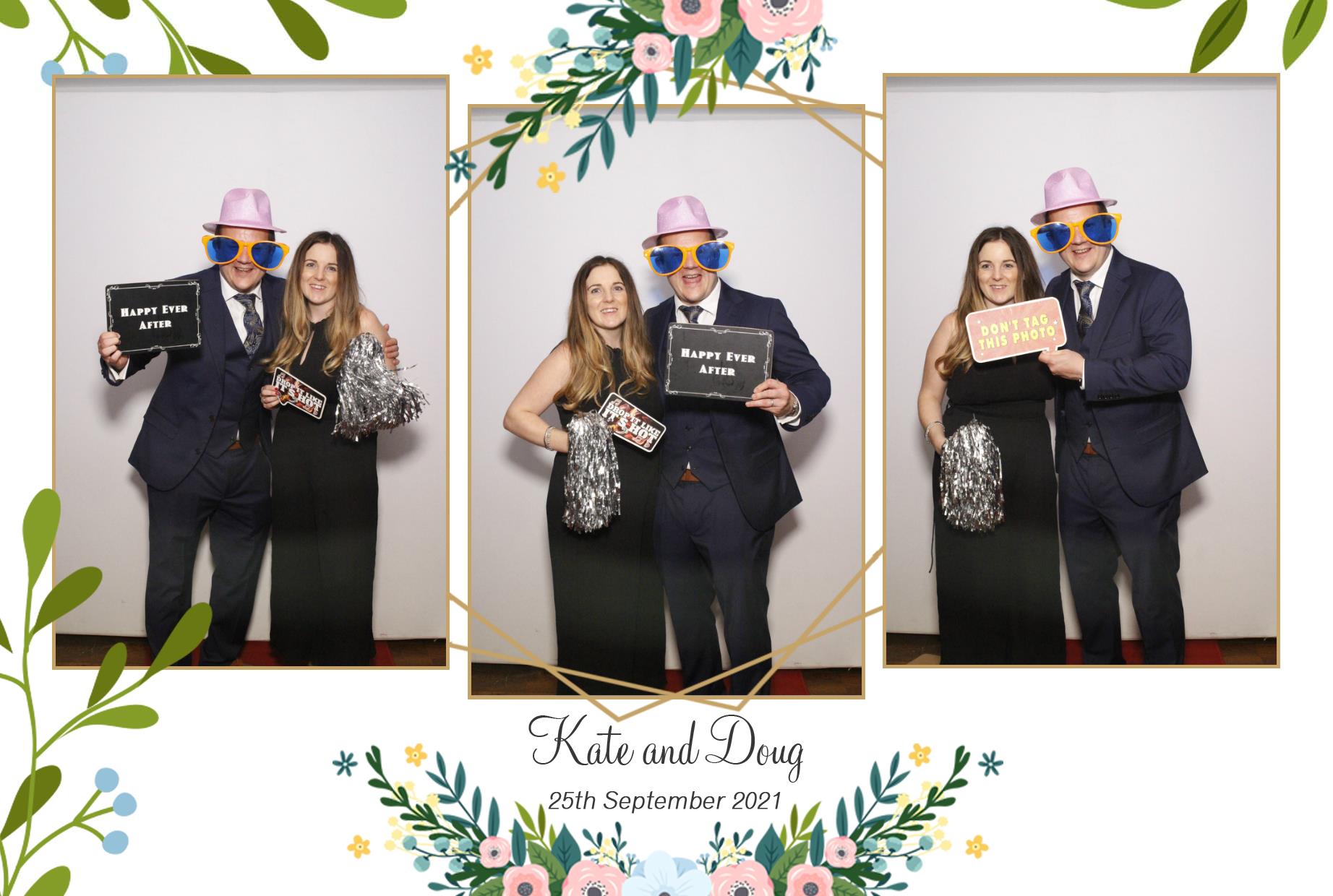 Kate and Doug's Wedding | View more photos from the event at gallery.myphotoboothexperience.co.uk/u/MyPhotoBoothExperienceLtd/Kate-and-Dougs-Wedding