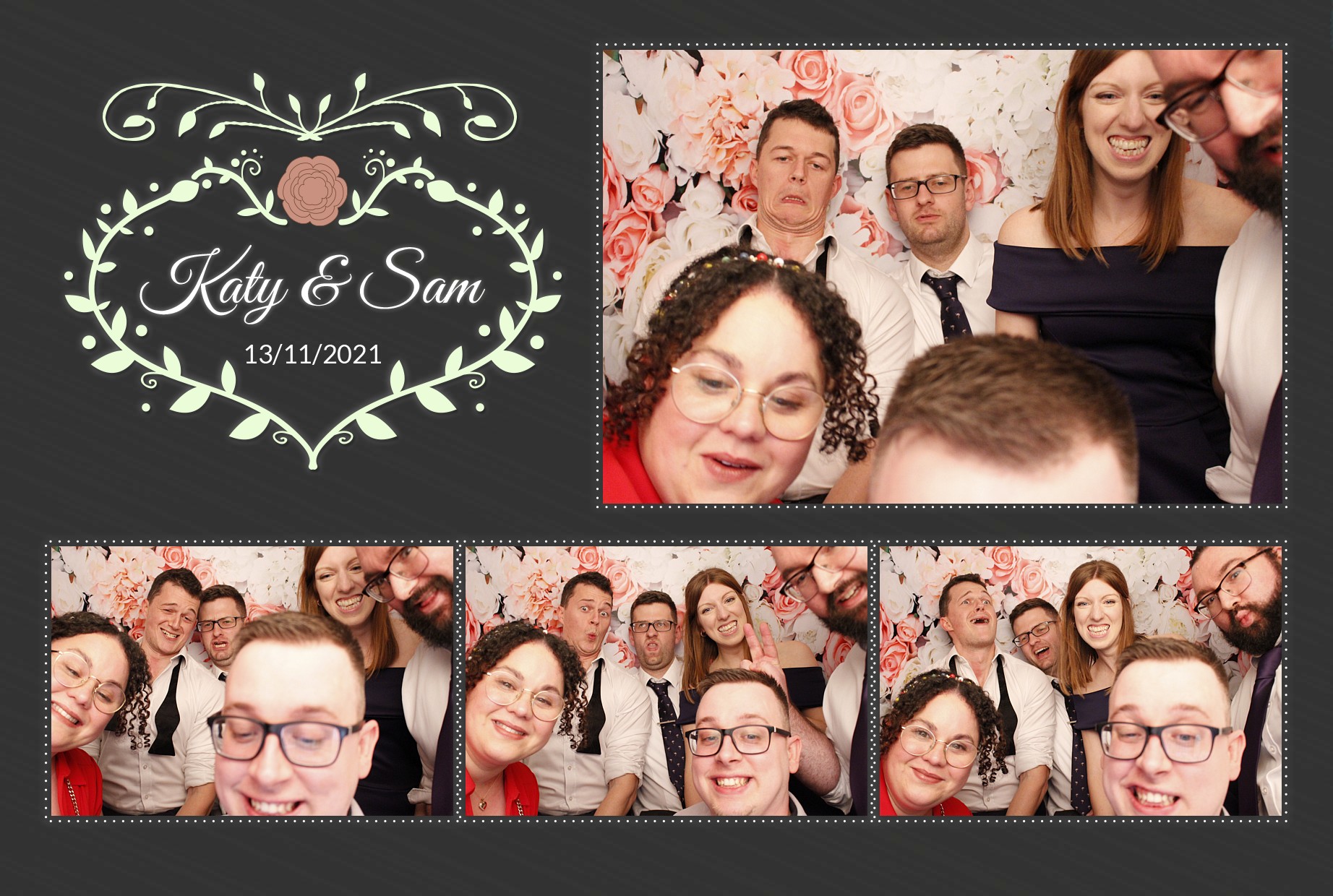 Katy & Sam's Wedding | View more photos from the event at gallery.myphotoboothexperience.co.uk/u/MyPhotoBoothExperienceLtd/Katy-Sams-Wedding