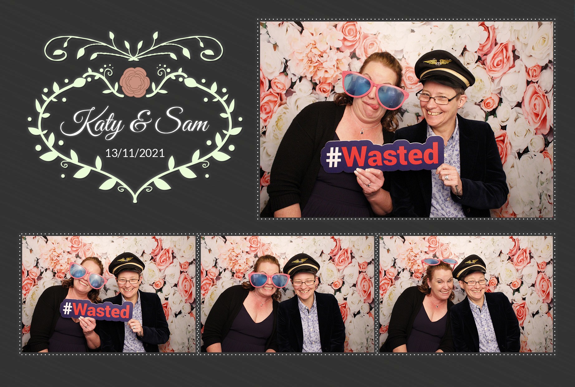 Katy & Sam's Wedding | View more photos from the event at gallery.myphotoboothexperience.co.uk/u/MyPhotoBoothExperienceLtd/Katy-Sams-Wedding