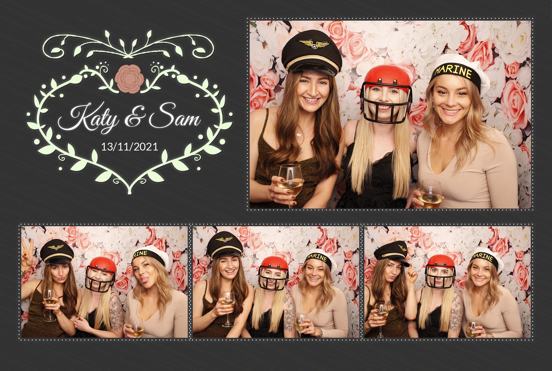 Katy & Sam's Wedding | View more photos from the event at gallery.myphotoboothexperience.co.uk/u/MyPhotoBoothExperienceLtd/Katy-Sams-Wedding