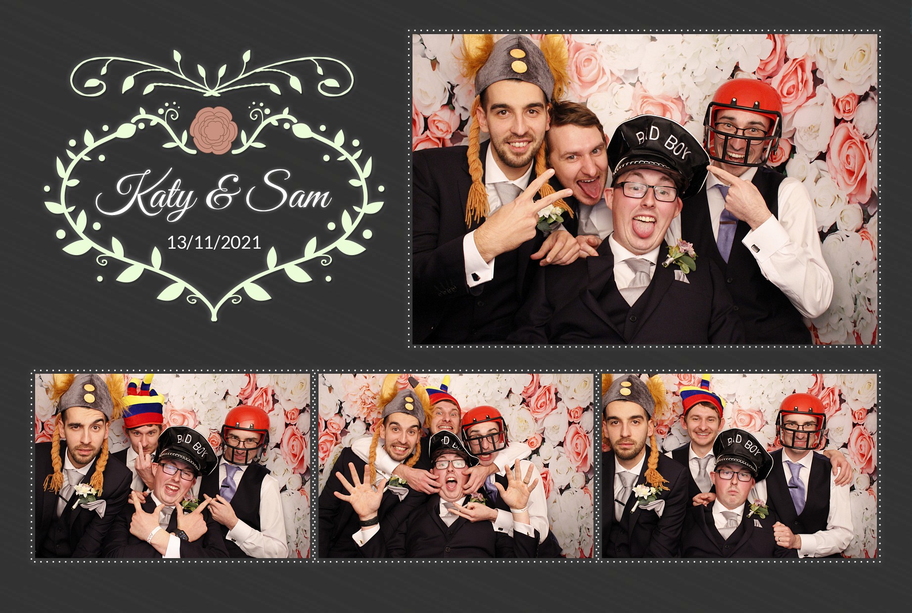 Katy & Sam's Wedding | View more photos from the event at gallery.myphotoboothexperience.co.uk/u/MyPhotoBoothExperienceLtd/Katy-Sams-Wedding