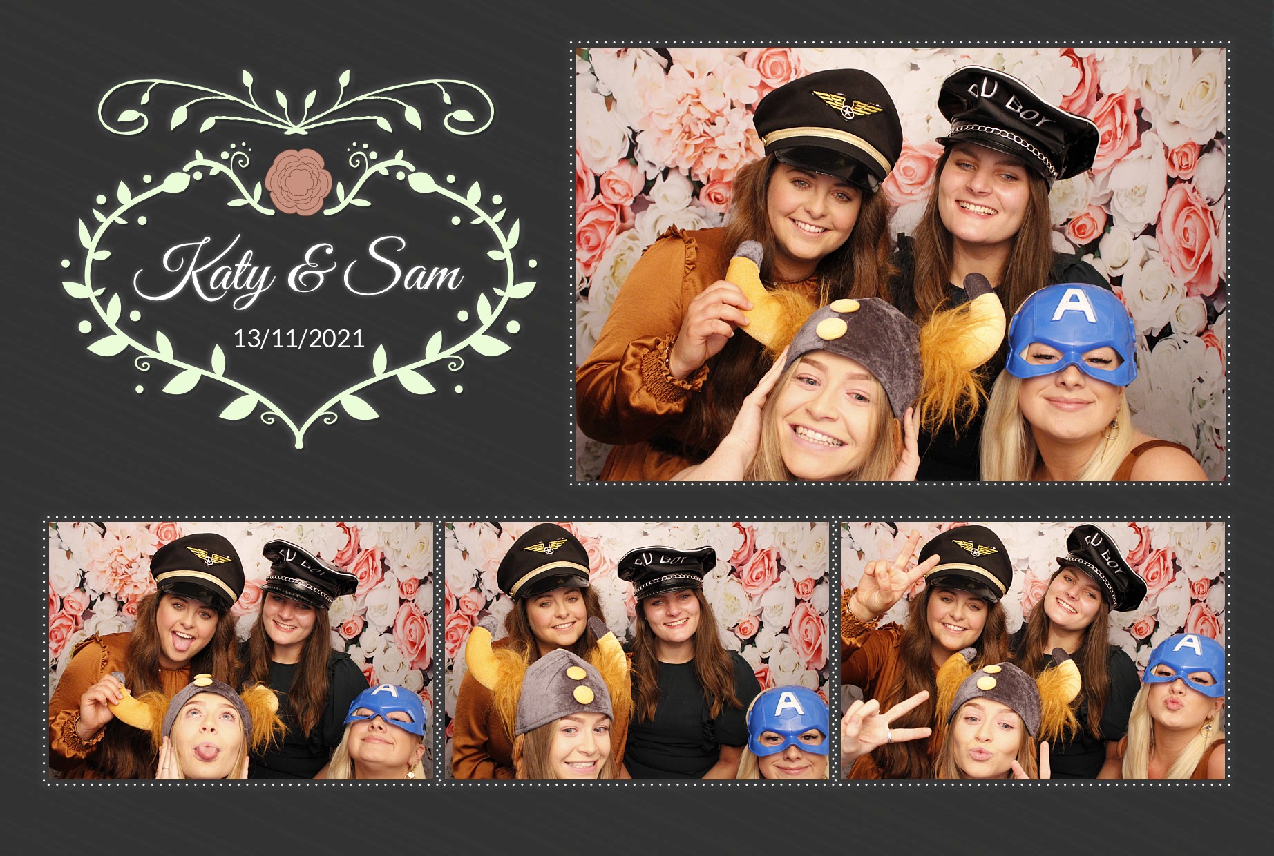 Katy & Sam's Wedding | View more photos from the event at gallery.myphotoboothexperience.co.uk/u/MyPhotoBoothExperienceLtd/Katy-Sams-Wedding