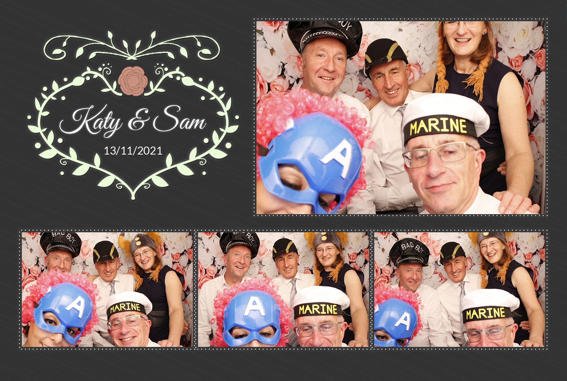Katy & Sam's Wedding | View more photos from the event at gallery.myphotoboothexperience.co.uk/u/MyPhotoBoothExperienceLtd/Katy-Sams-Wedding