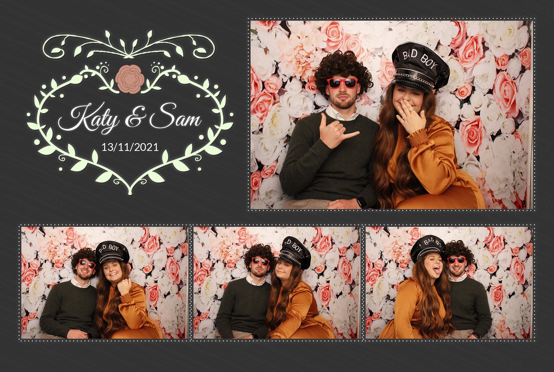 Katy & Sam's Wedding | View more photos from the event at gallery.myphotoboothexperience.co.uk/u/MyPhotoBoothExperienceLtd/Katy-Sams-Wedding