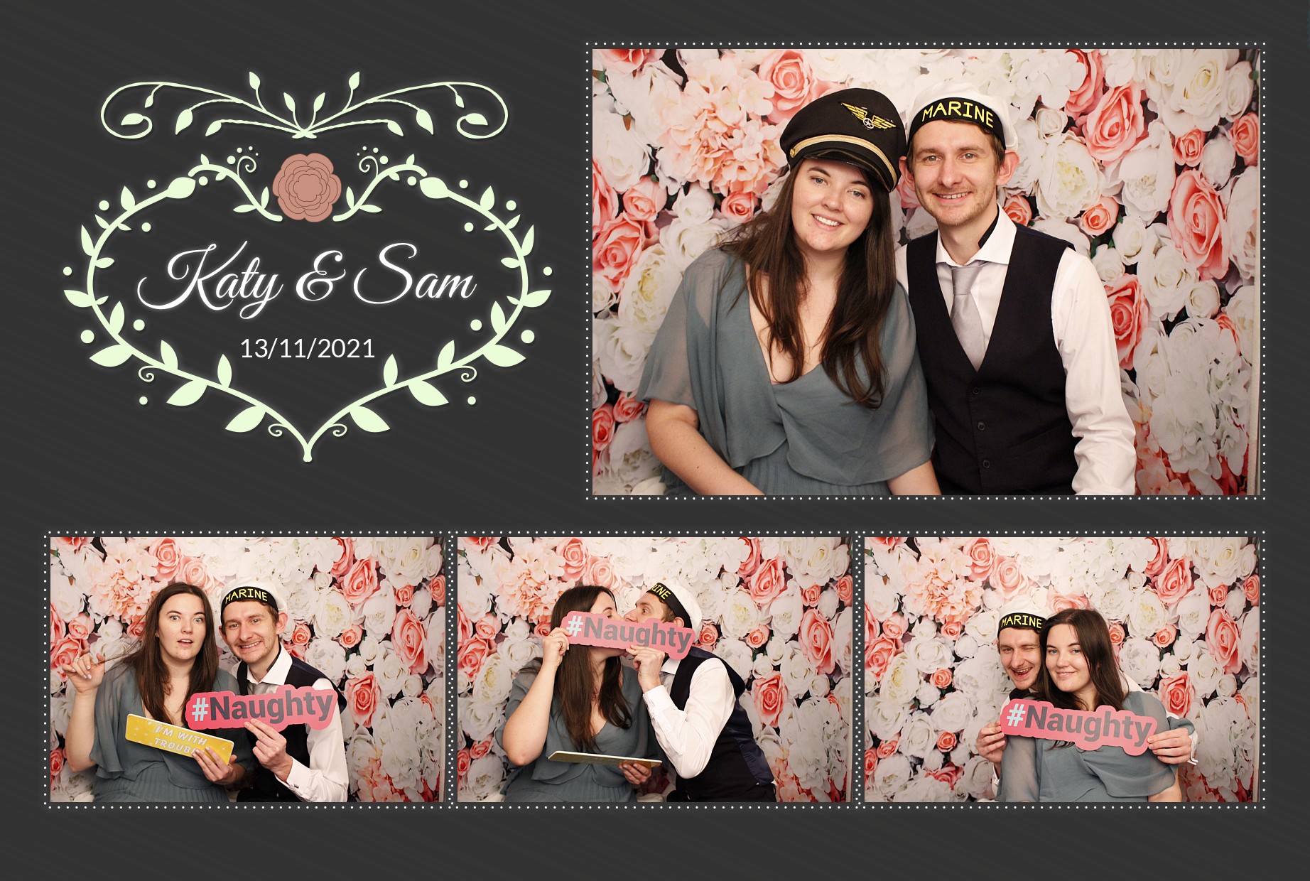 Katy & Sam's Wedding | View more photos from the event at gallery.myphotoboothexperience.co.uk/u/MyPhotoBoothExperienceLtd/Katy-Sams-Wedding
