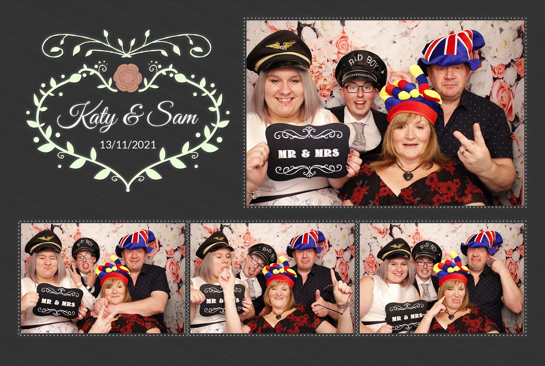 Katy & Sam's Wedding | View more photos from the event at gallery.myphotoboothexperience.co.uk/u/MyPhotoBoothExperienceLtd/Katy-Sams-Wedding