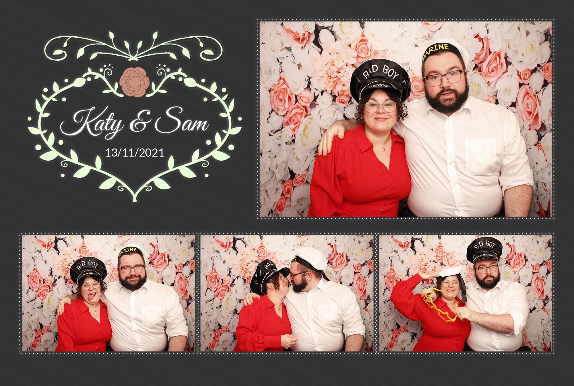 Katy & Sam's Wedding | View more photos from the event at gallery.myphotoboothexperience.co.uk/u/MyPhotoBoothExperienceLtd/Katy-Sams-Wedding