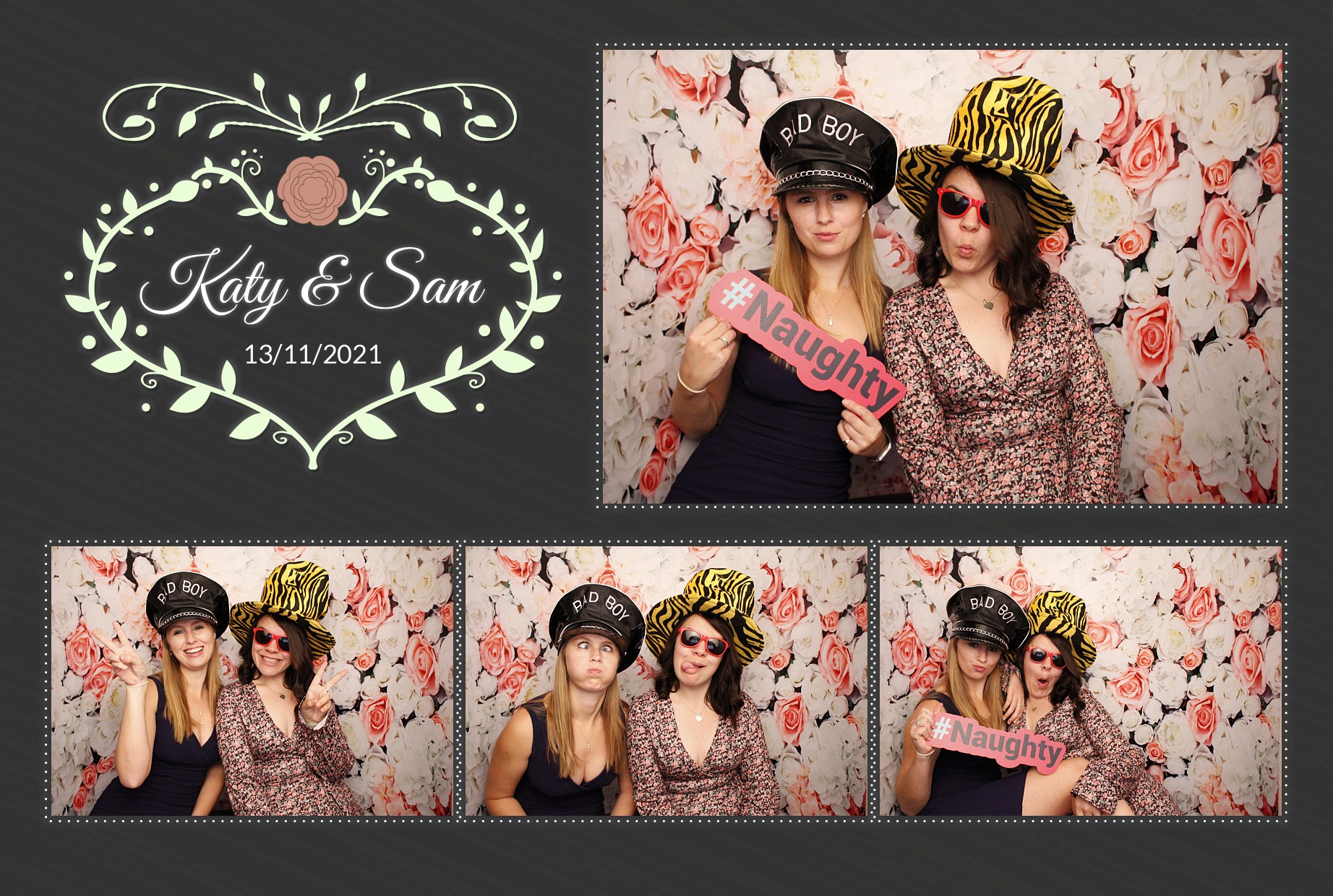 Katy & Sam's Wedding | View more photos from the event at gallery.myphotoboothexperience.co.uk/u/MyPhotoBoothExperienceLtd/Katy-Sams-Wedding