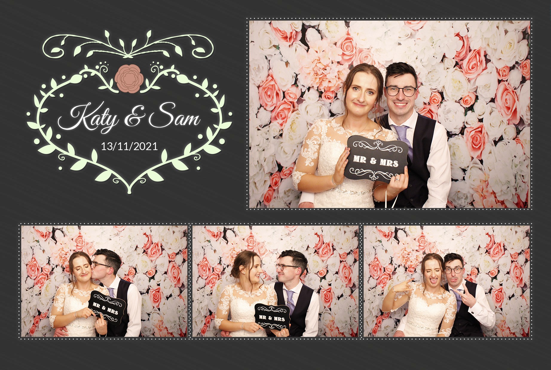 Katy & Sam's Wedding | View more photos from the event at gallery.myphotoboothexperience.co.uk/u/MyPhotoBoothExperienceLtd/Katy-Sams-Wedding