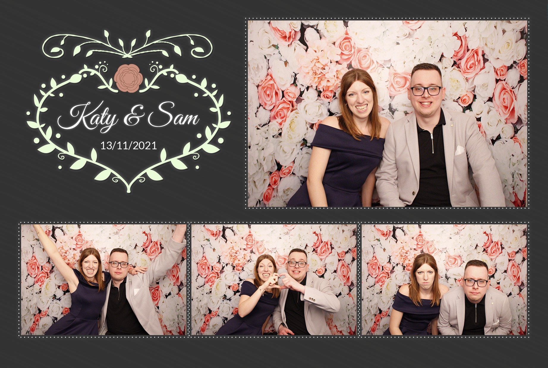 Katy & Sam's Wedding | View more photos from the event at gallery.myphotoboothexperience.co.uk/u/MyPhotoBoothExperienceLtd/Katy-Sams-Wedding