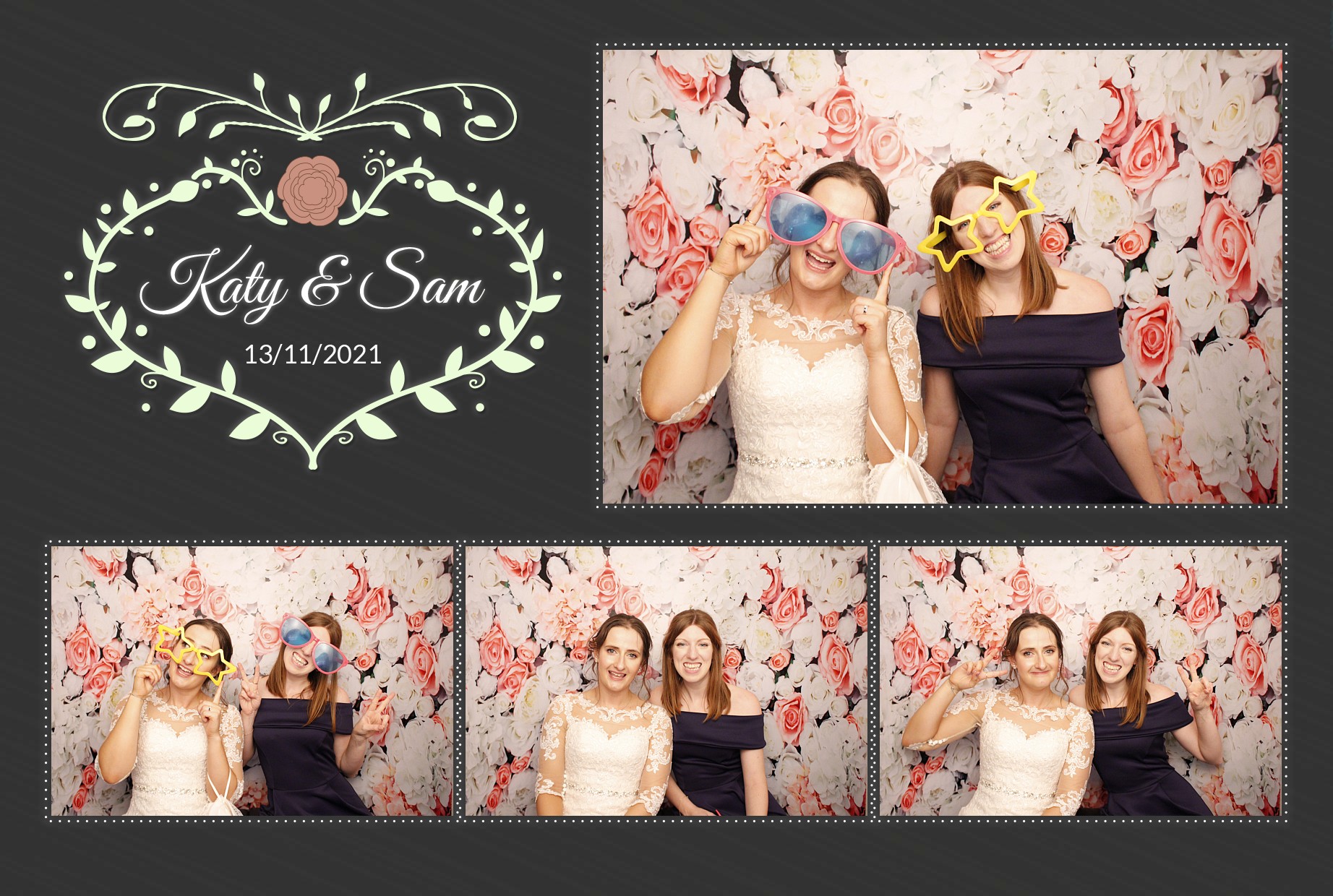 Katy & Sam's Wedding | View more photos from the event at gallery.myphotoboothexperience.co.uk/u/MyPhotoBoothExperienceLtd/Katy-Sams-Wedding