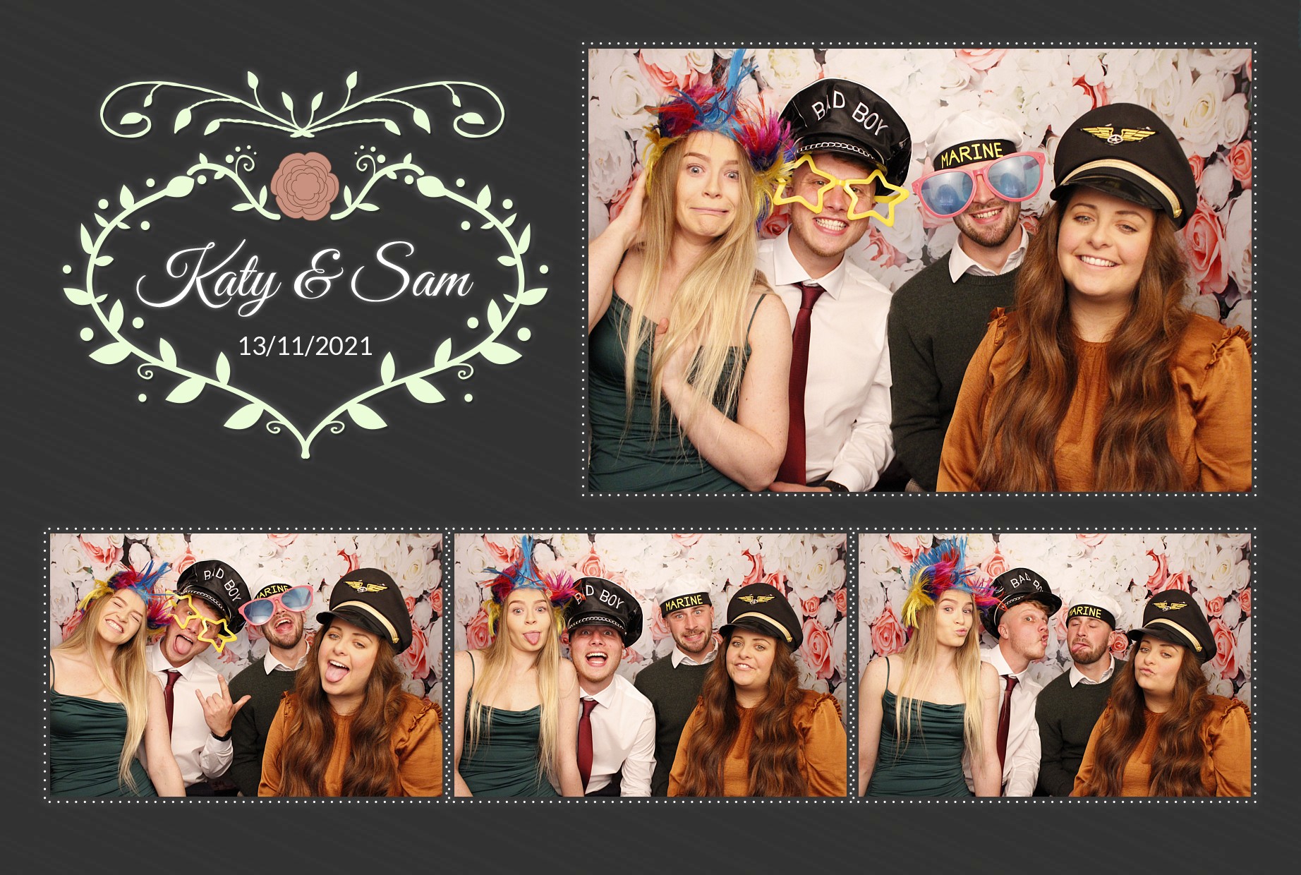Katy & Sam's Wedding | View more photos from the event at gallery.myphotoboothexperience.co.uk/u/MyPhotoBoothExperienceLtd/Katy-Sams-Wedding